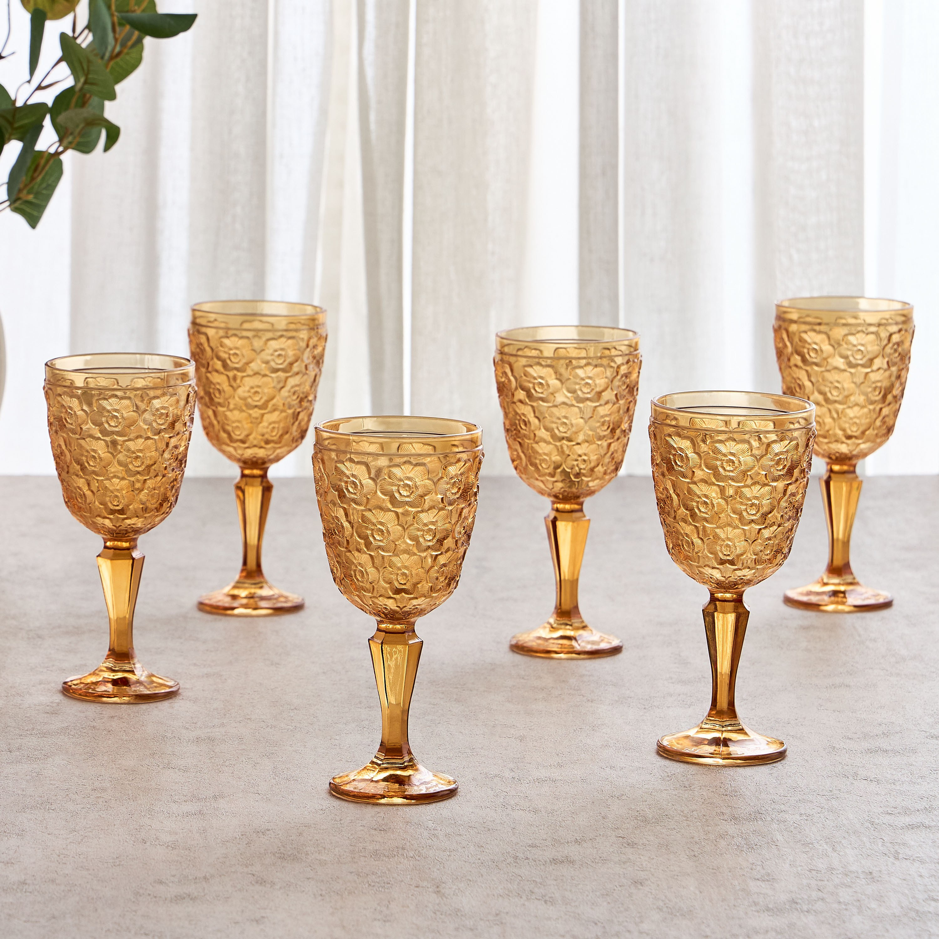 Bedouin 6-Piece Flute Glass Set - 170 ml-household-dining-glassware-stemware-image-1