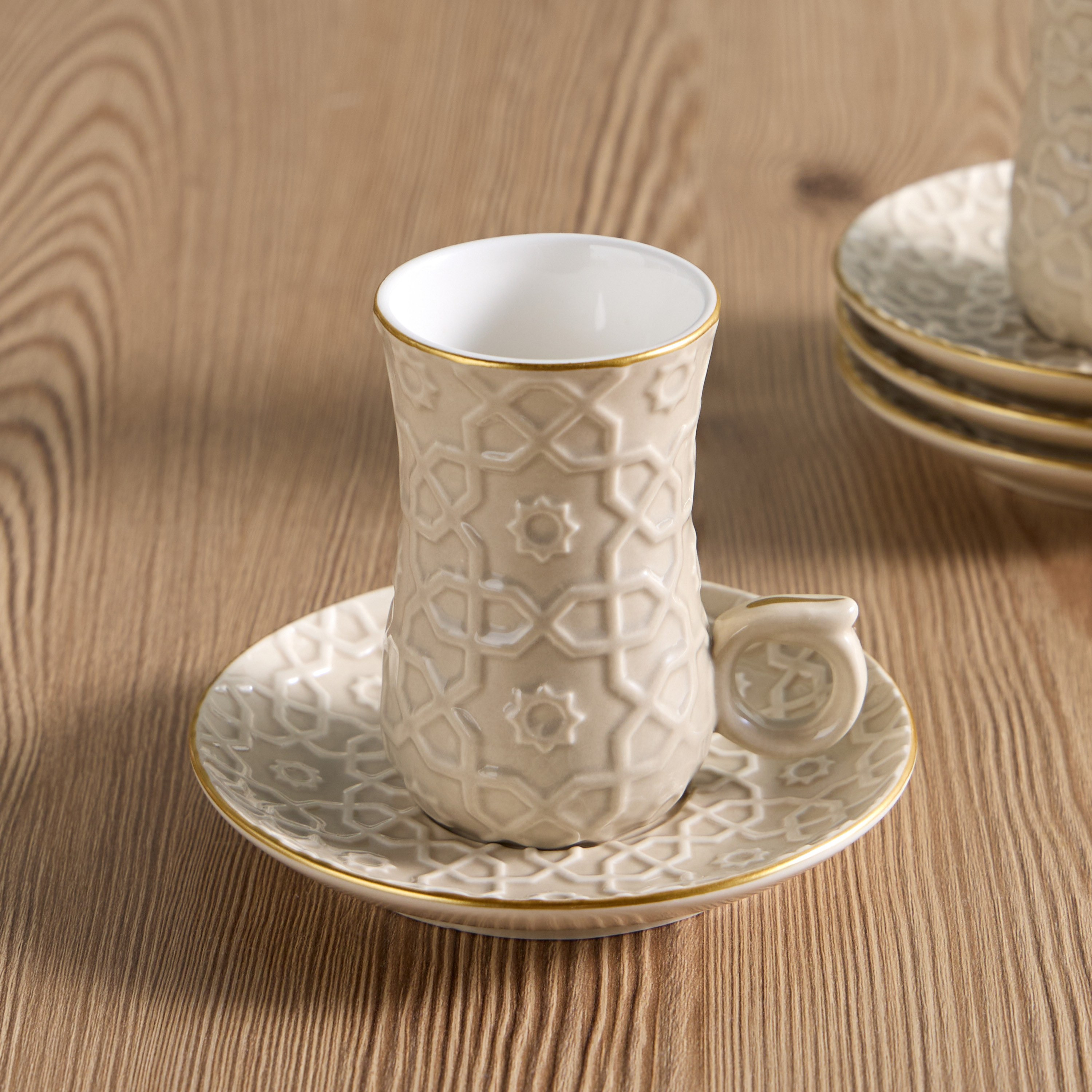 Marhaba 12-Piece Porcelain Istikan Set - 110 ml, Serves 6-household-dining-teaandcoffee-teaandcoffeesets-image-2