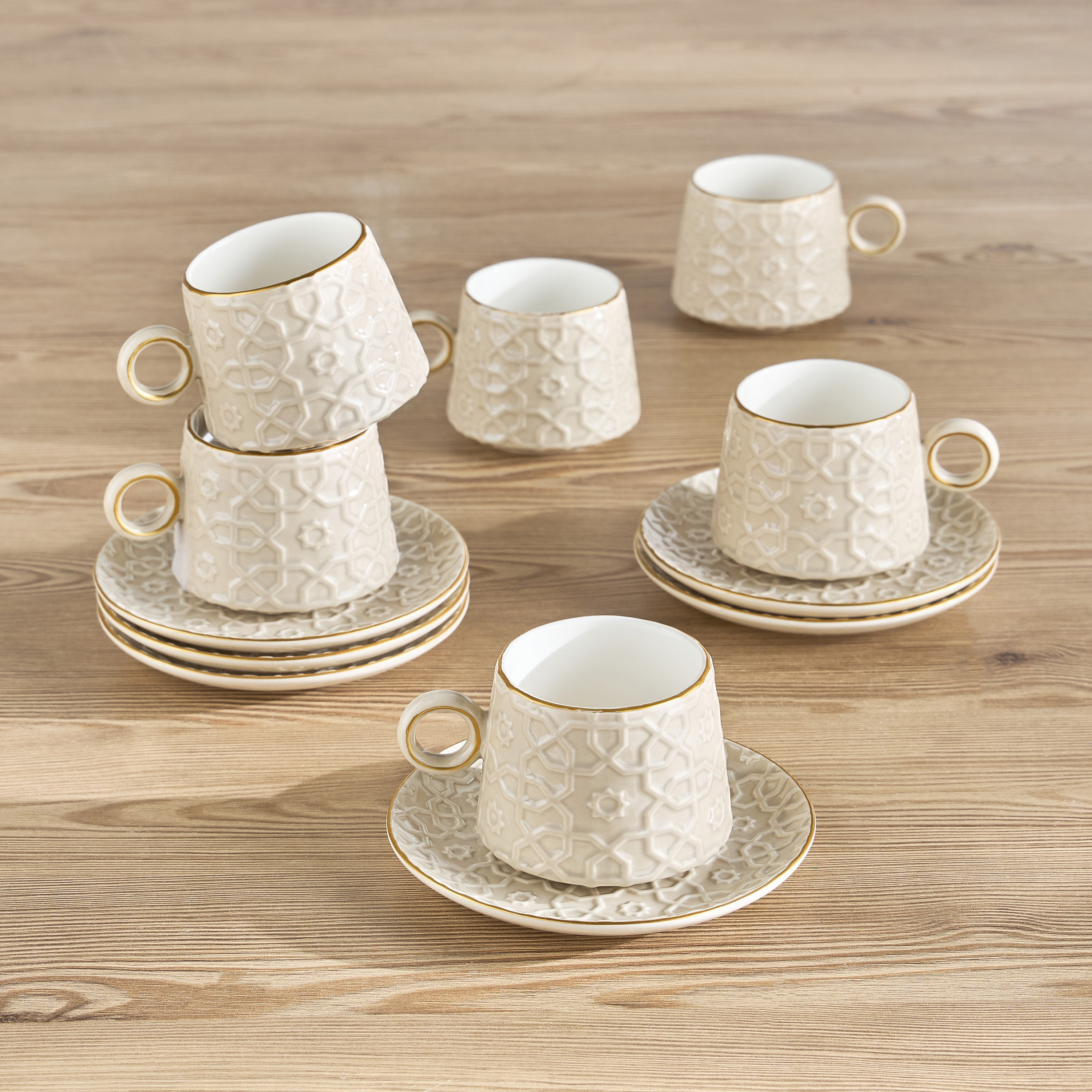 Marhaba 12-Piece Porcelain Tea Set - 210 ml, Serves 6-household-dining-teaandcoffee-teaandcoffeesets-image-1