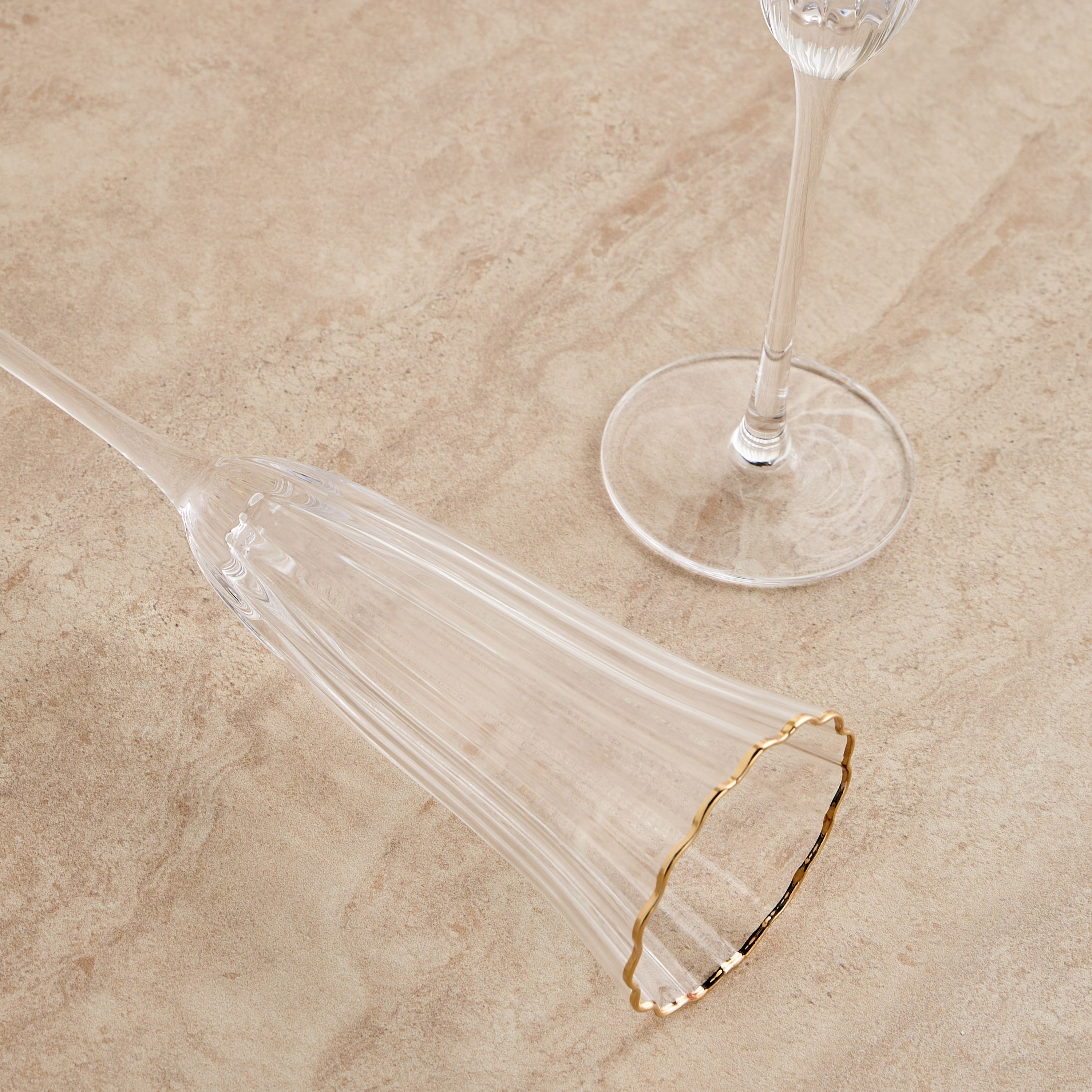 Raqiya 6-Piece Flute Glass Set - 205 ml-household-dining-glassware-stemware-image-3