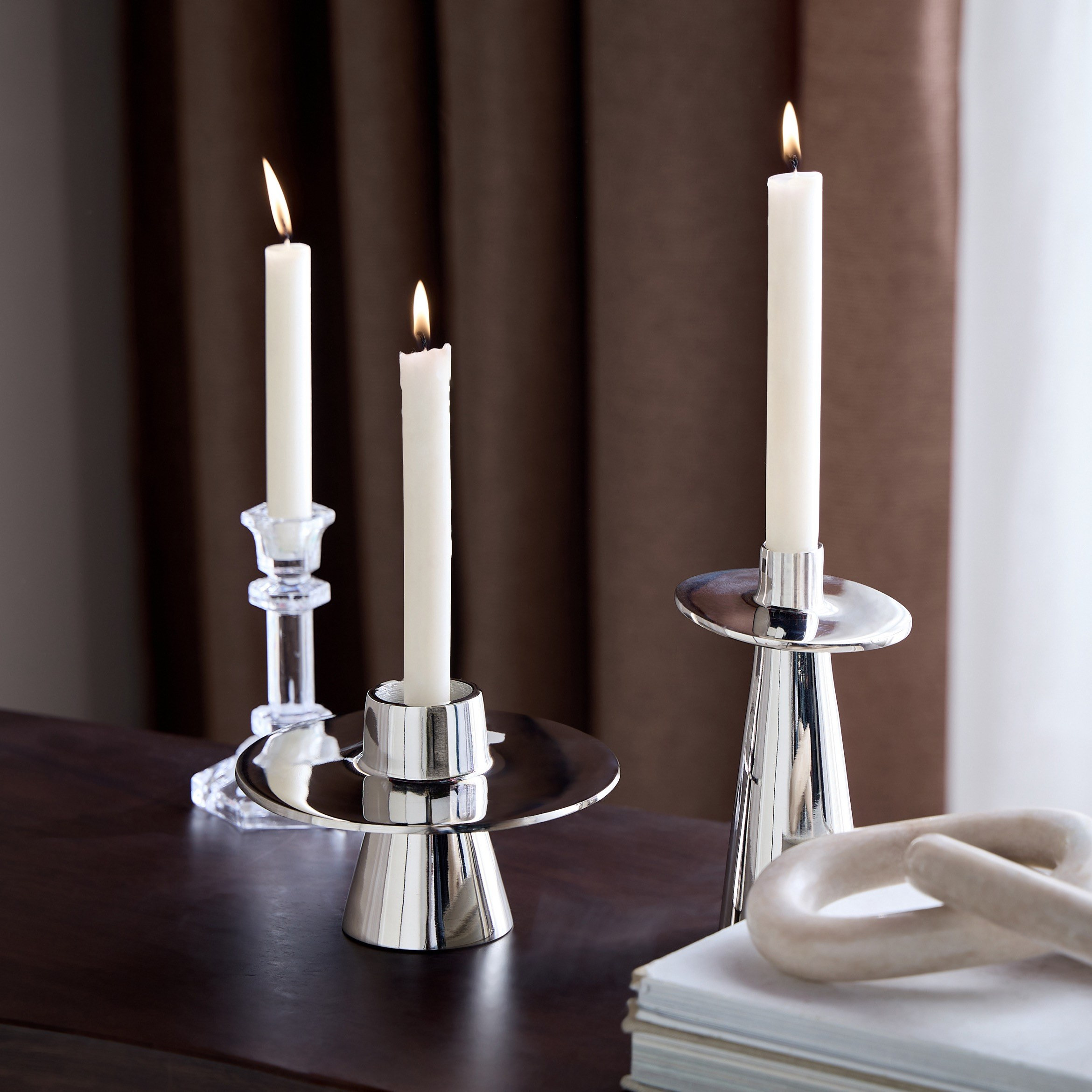 حامل شموع صغيرة معدن ديسك - نوف - 10 سم-household-decor-candleholdersandlanterns-image-5