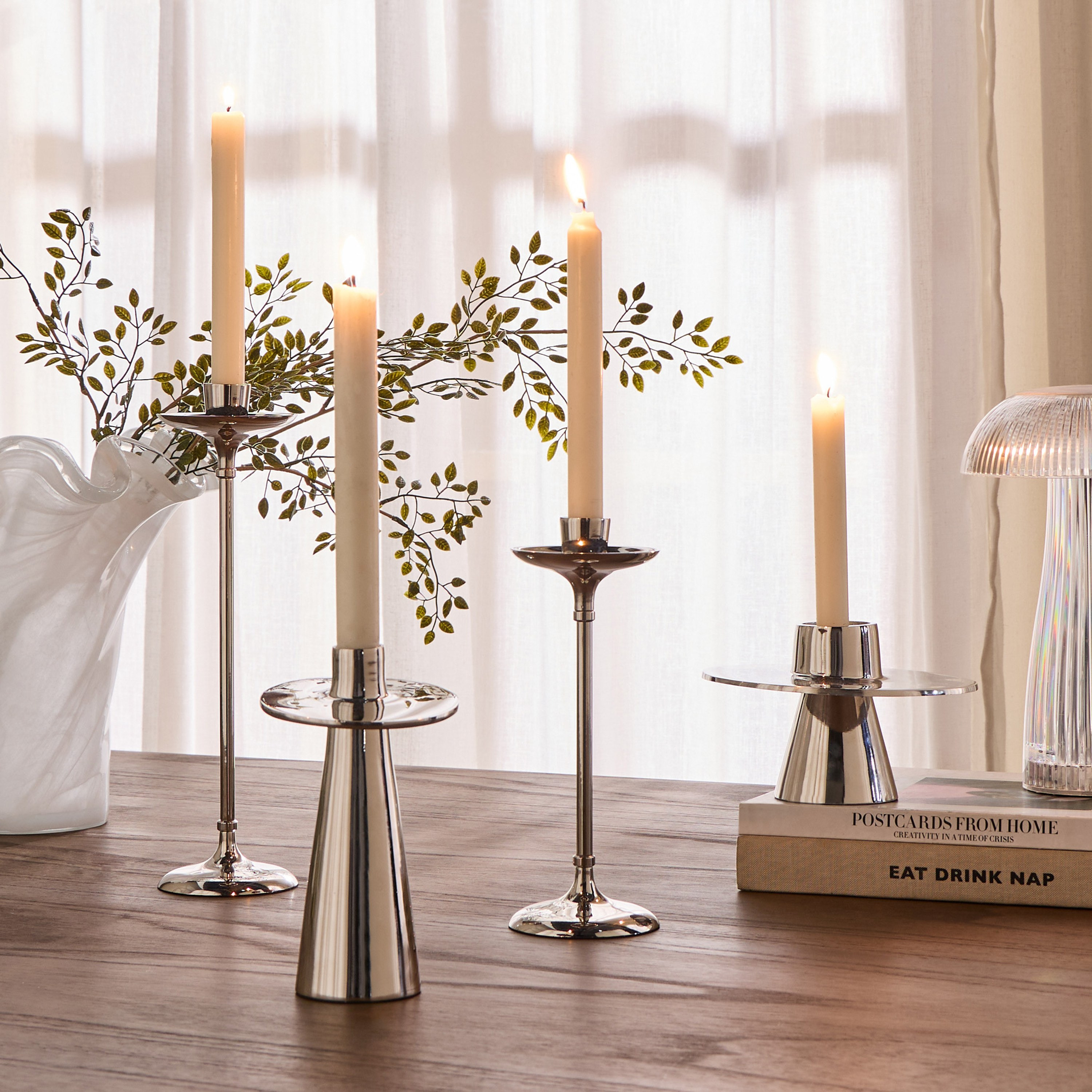 حامل شموع رفيعة معدن - نوف - 31 سم-household-decor-candleholdersandlanterns-image-5