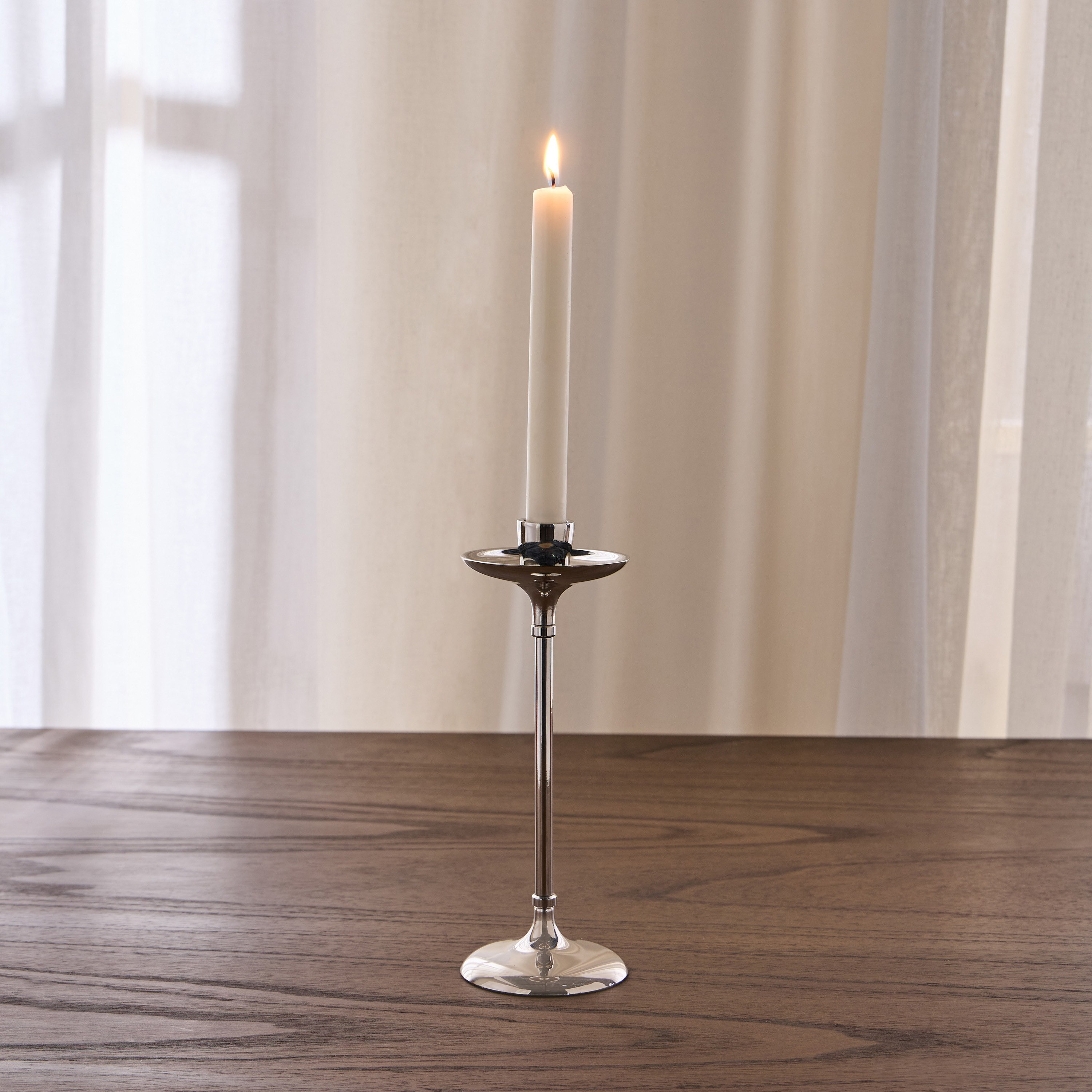 حامل شموع رفيعة ألمنيوم - نوف - 23 سم-household-decor-candleholdersandlanterns-image-2