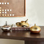 Noor Metal Decorative Bowl - 12 cm-household-decor-vasesandbowls-image-3
