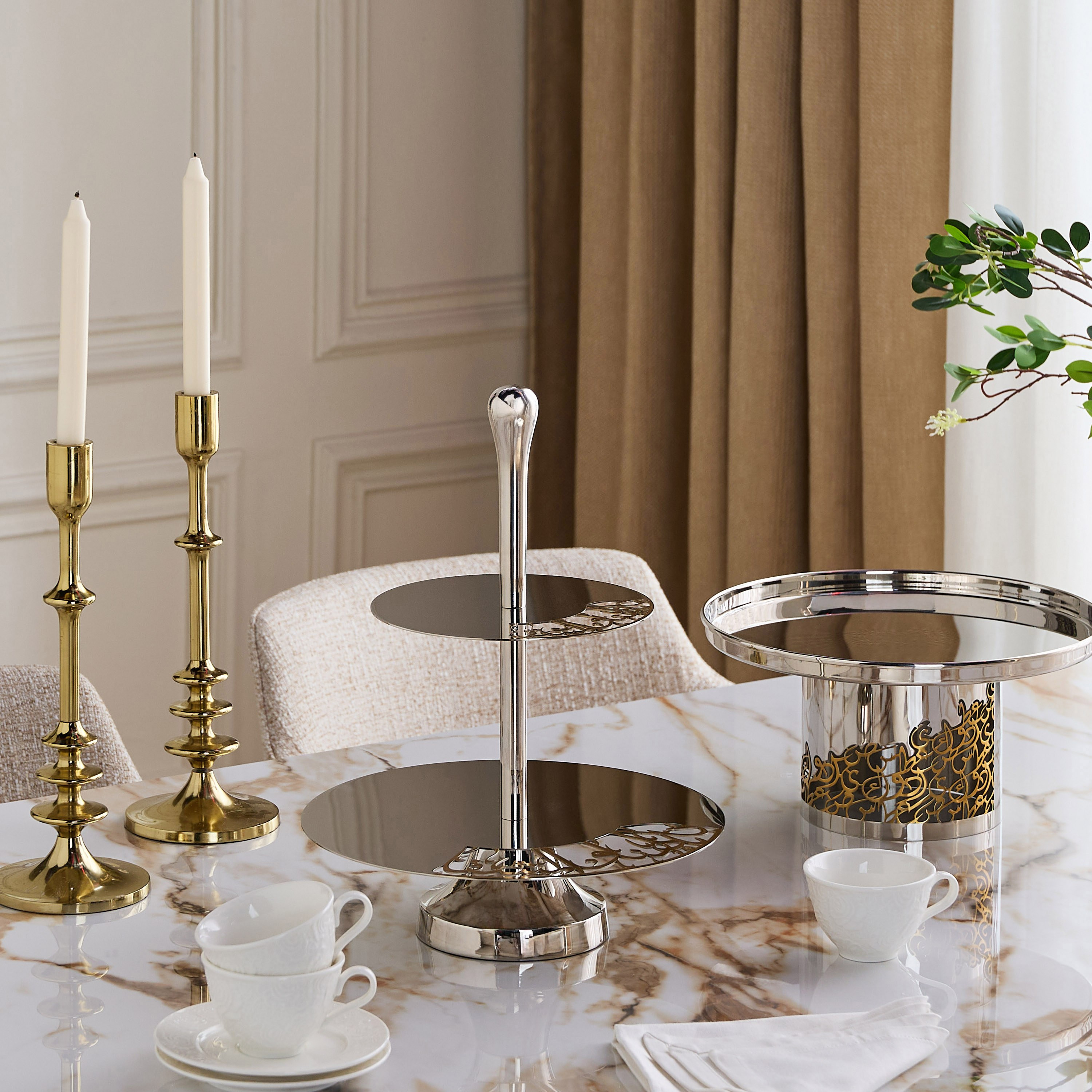 Majlis Cake Stand - 30 cm-household-decor-boxesandtrays-image-3