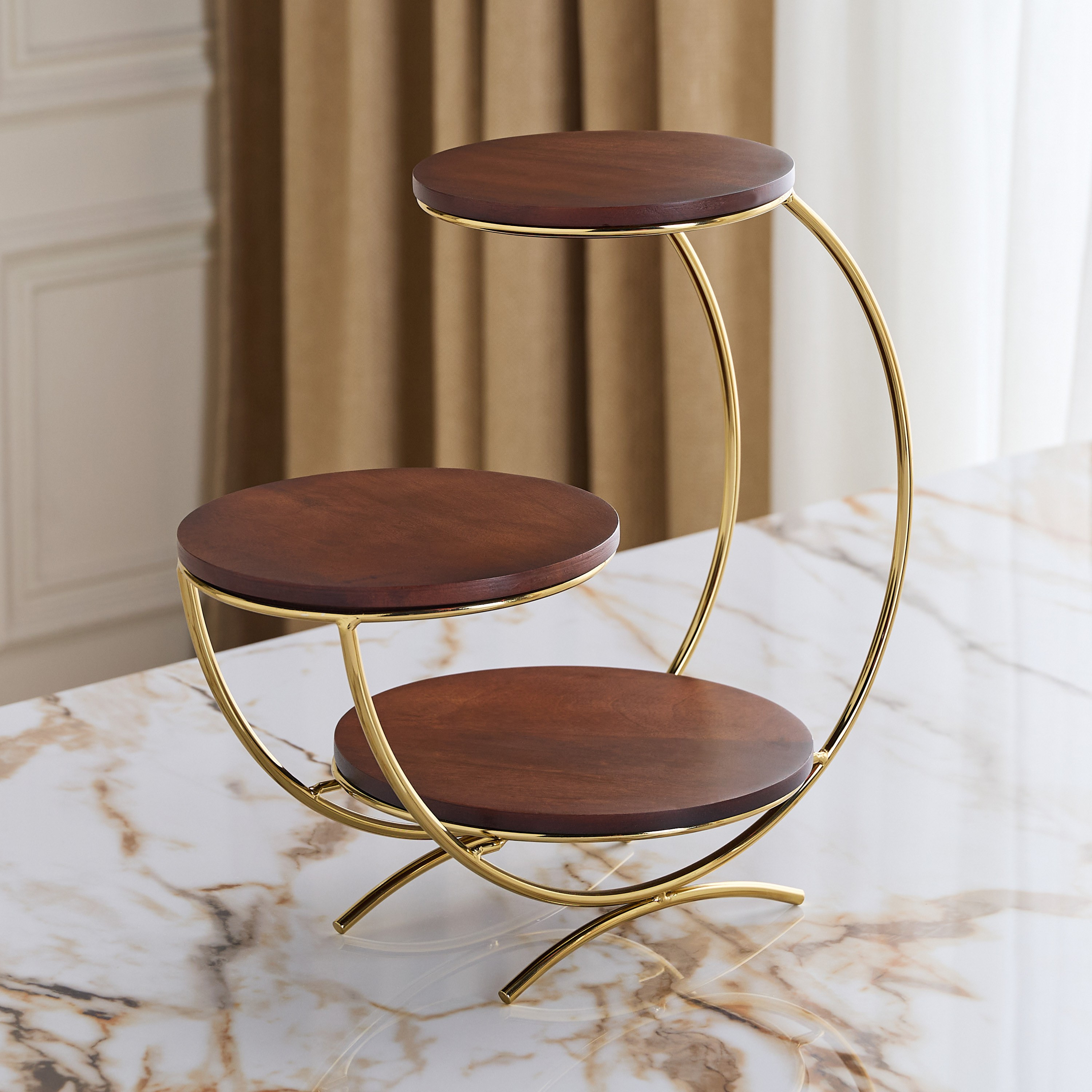 Noor 3-Tier Cake Stand-household-decor-boxesandtrays-image-1