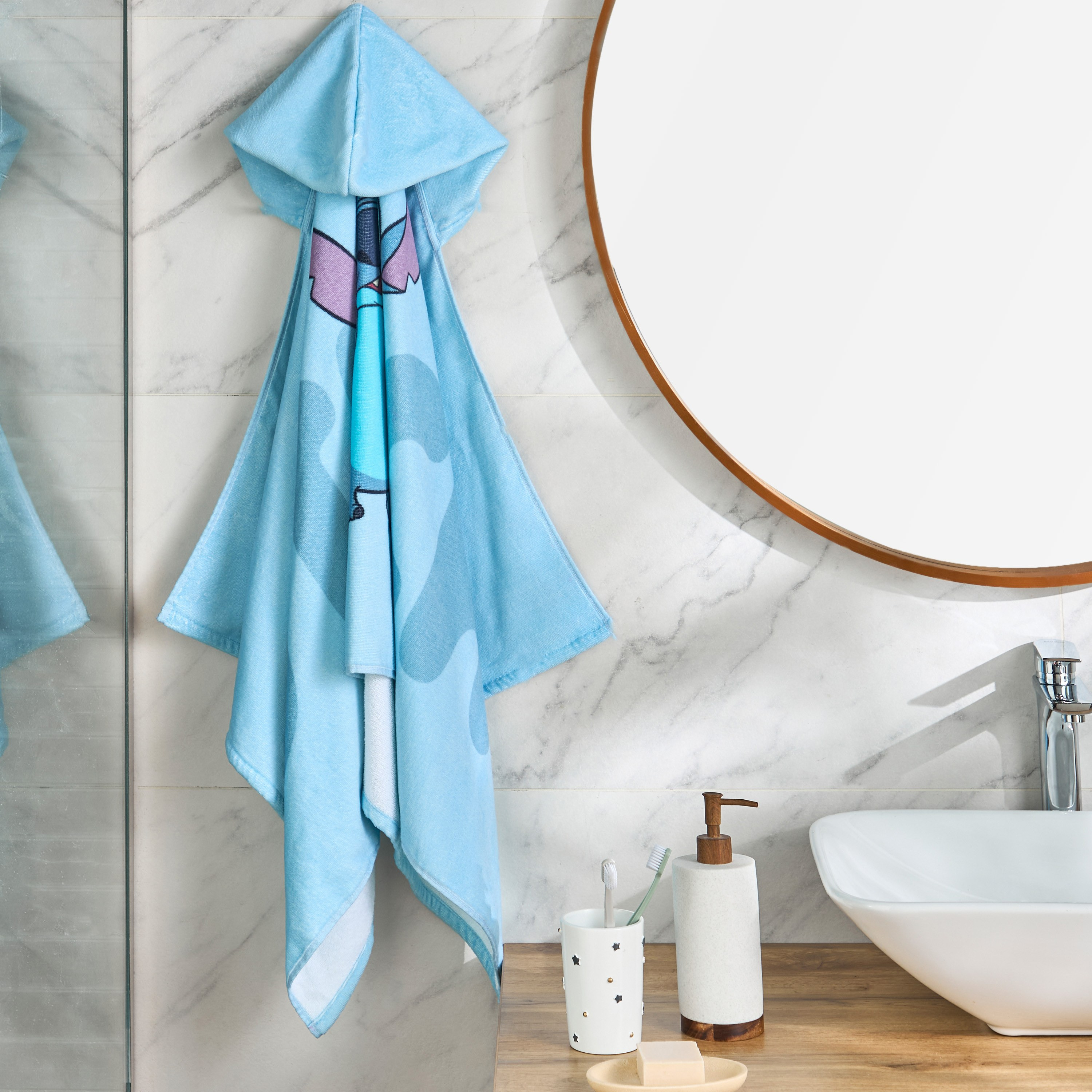 Lilo & Stitch Cotton Towel - 70x140 cm-babyandkids-bathandstorage-bath-towels-image-5