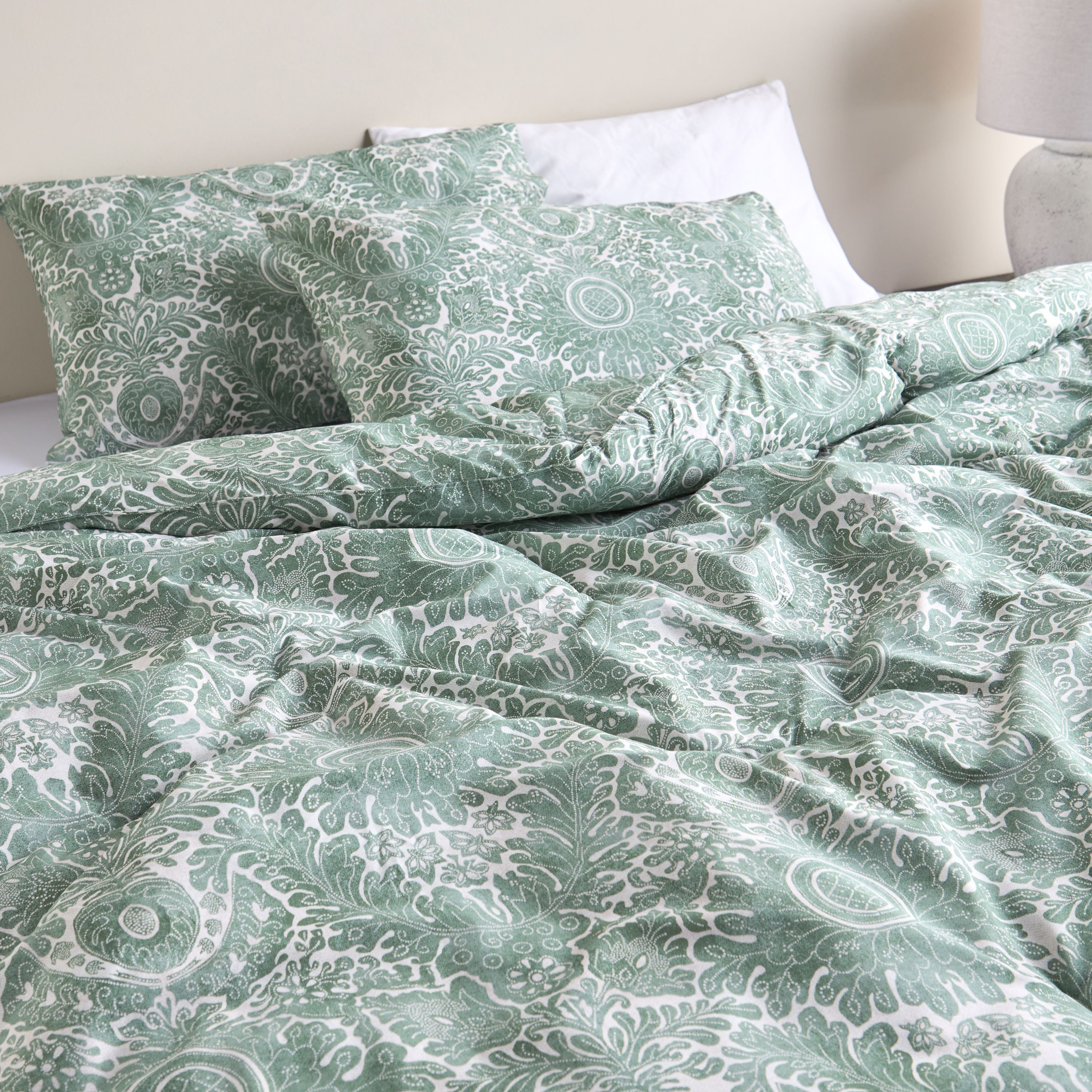 Sarong Cotton Printed 3-Piece Super King Comforter Set - 240x260 cm-household-bedding-comfortersandbedspreads-comforters-image-5