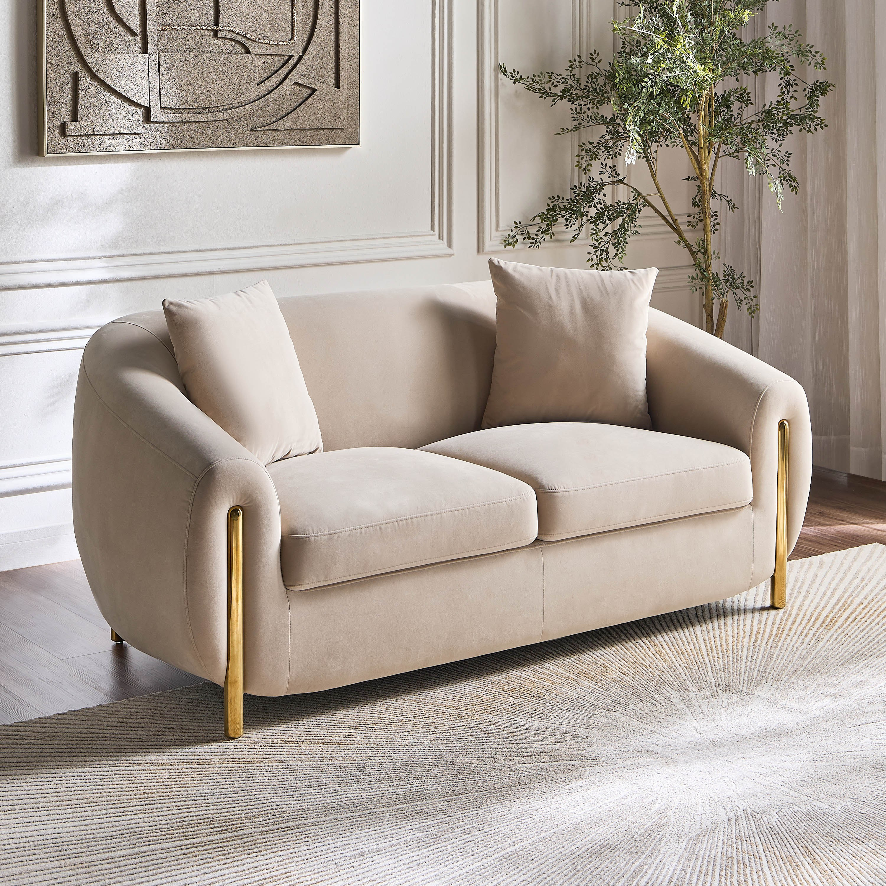 كنبة قماش مقعدين - بيرو-furniture-sofaandseating-sofasandsofasets-image-1