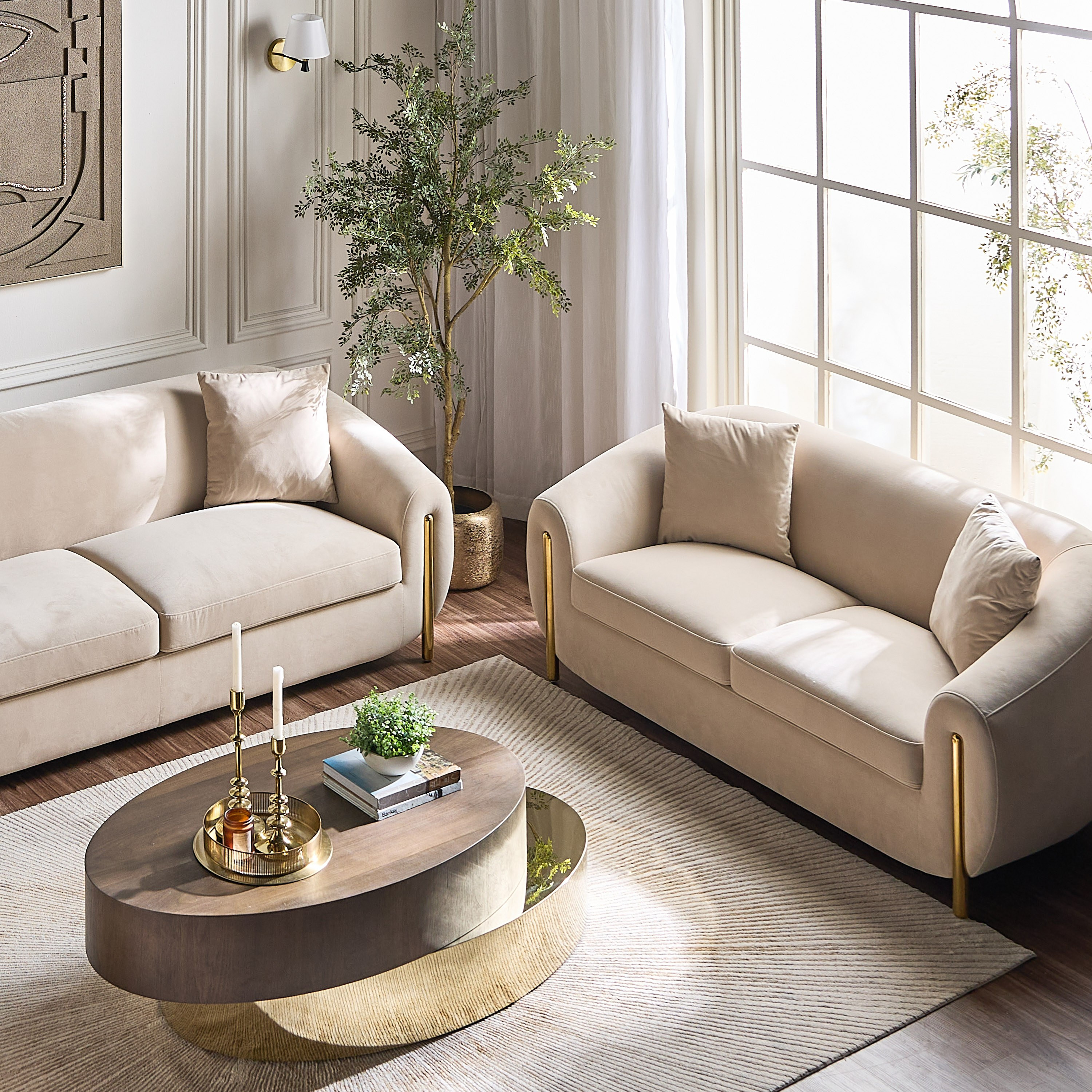 كنبة قماش مقعدين - بيرو-furniture-sofaandseating-sofasandsofasets-image-7