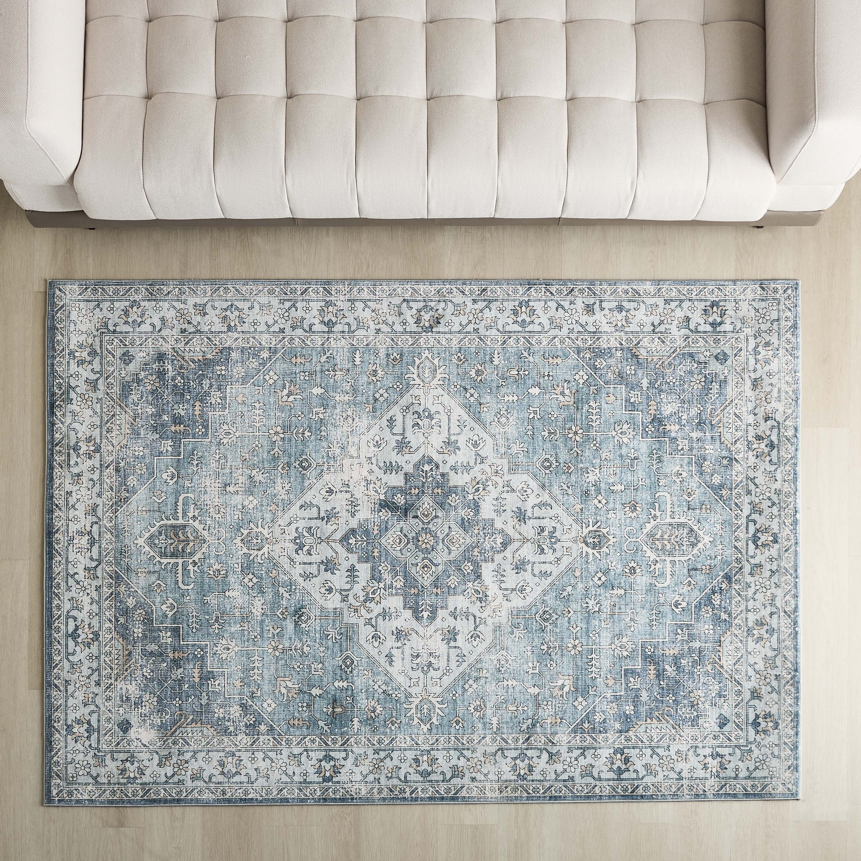 Arina Printed Rug - 160x230 cm-household-rugsandcarpets-rugs-image-2
