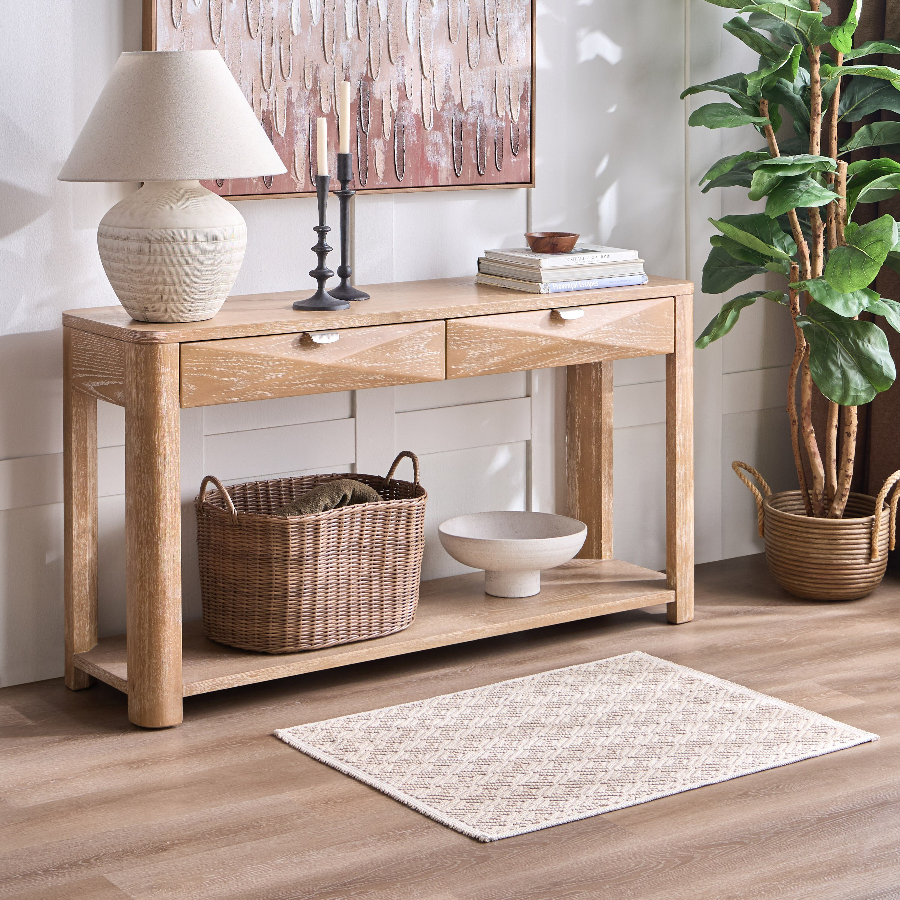 سجادة دوري قطن لوبين - فانيا - 70x90 سم-household-rugsandcarpets-rugs-image-4