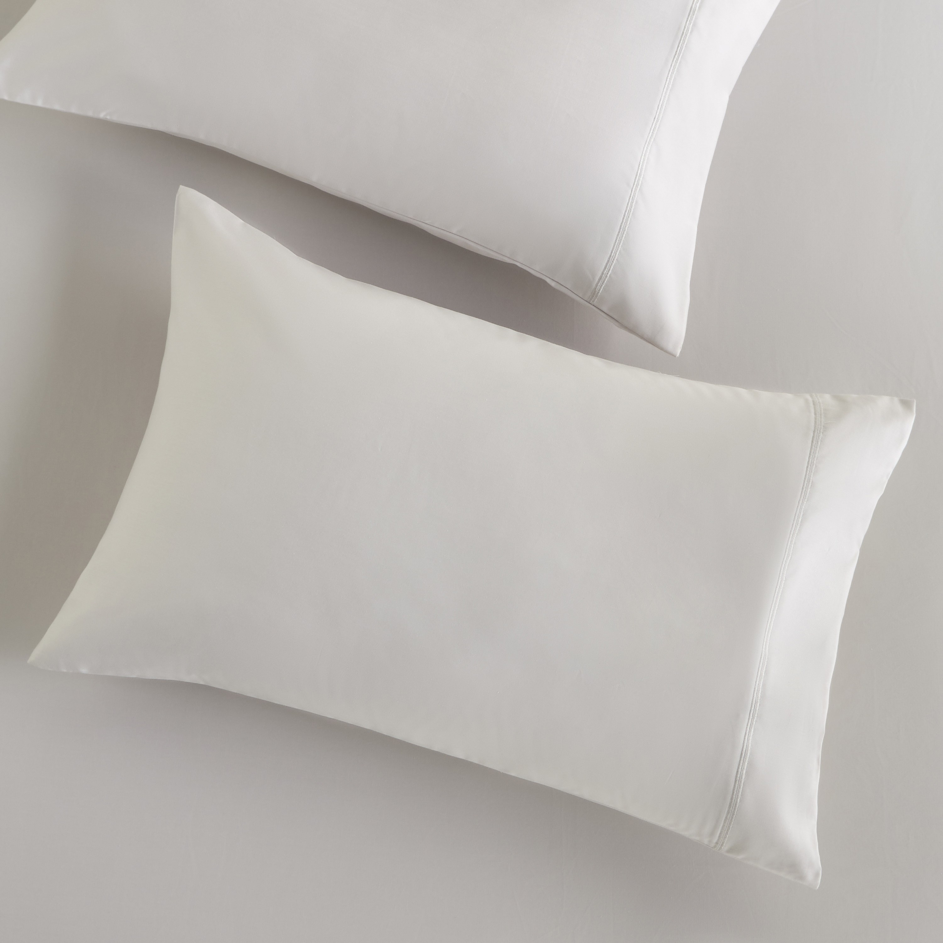 طقم أغطية وسائد ساتان قطن بيما 525 خيط بلون سادة من قطعتين - 50x75 سم-household-bedding-sheetsandpillowcases-pillowcases-image-6