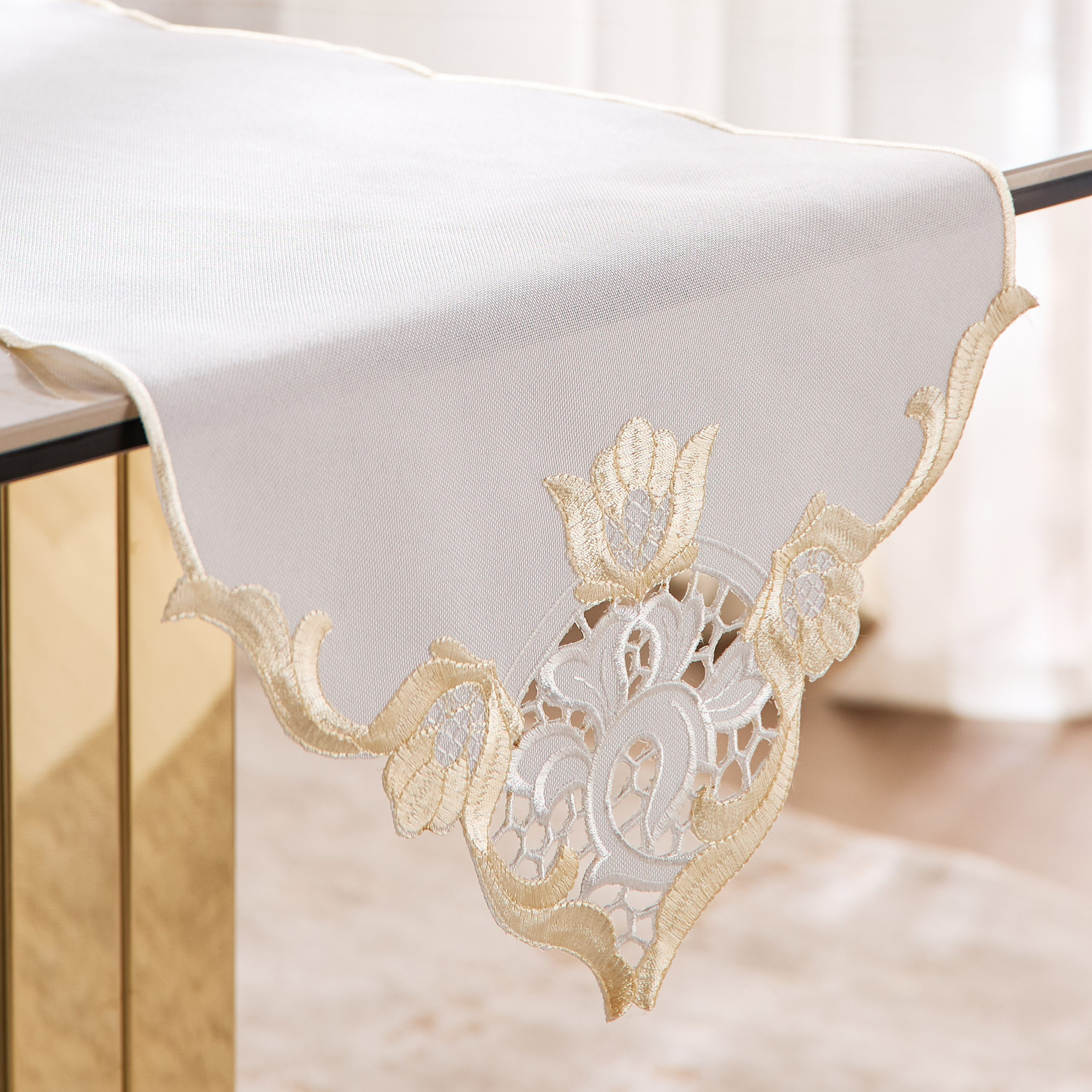Habib Table Runner - 33x120 cm-household-dining-tablelinen-runnersandtablecovers-image-2