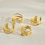 Sally 4-Piece Napkin Ring Set - 4 cm-household-dining-tablelinen-napkinsandaccessories-image-2