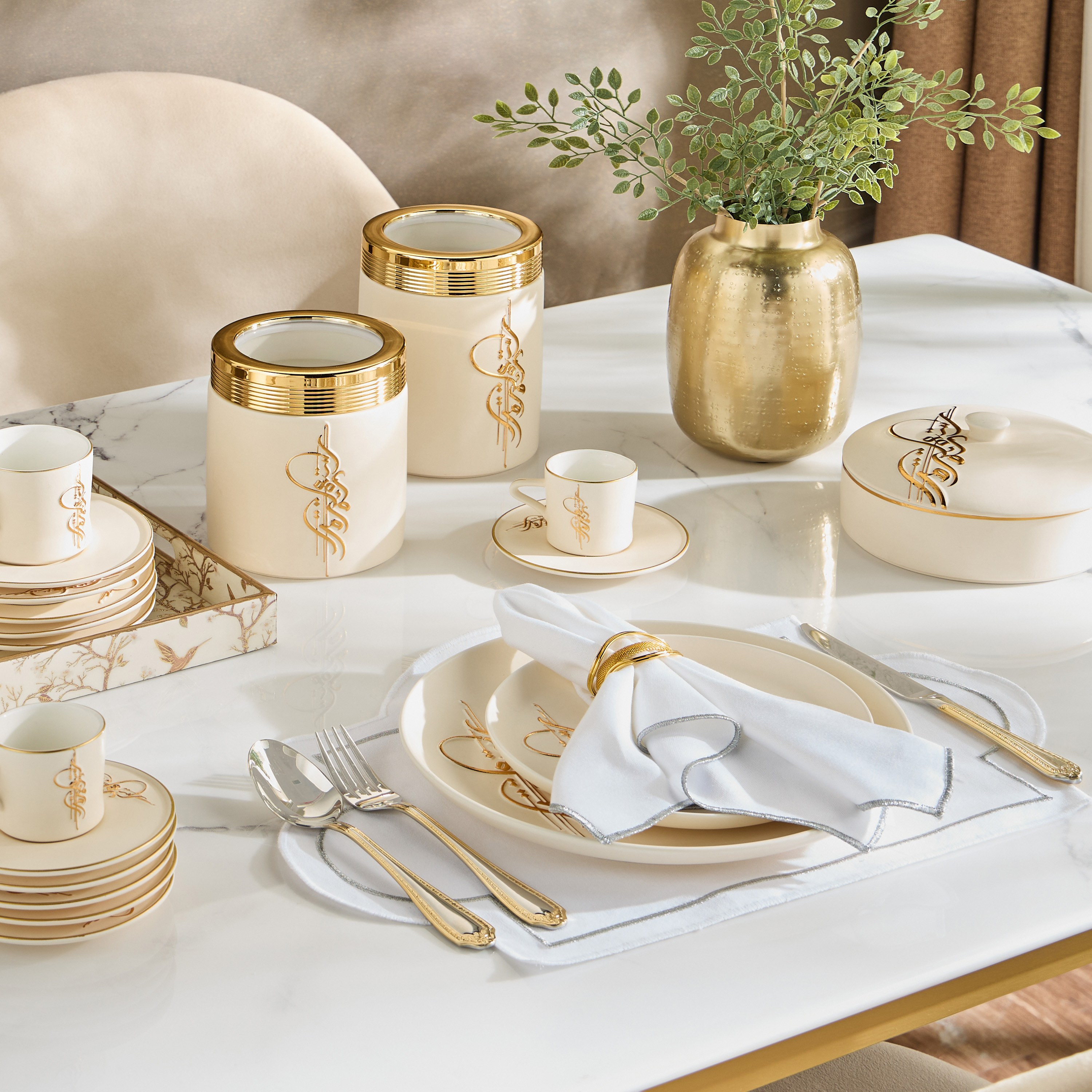 Sally 4-Piece Napkin Ring Set - 4 cm-household-dining-tablelinen-napkinsandaccessories-image-3