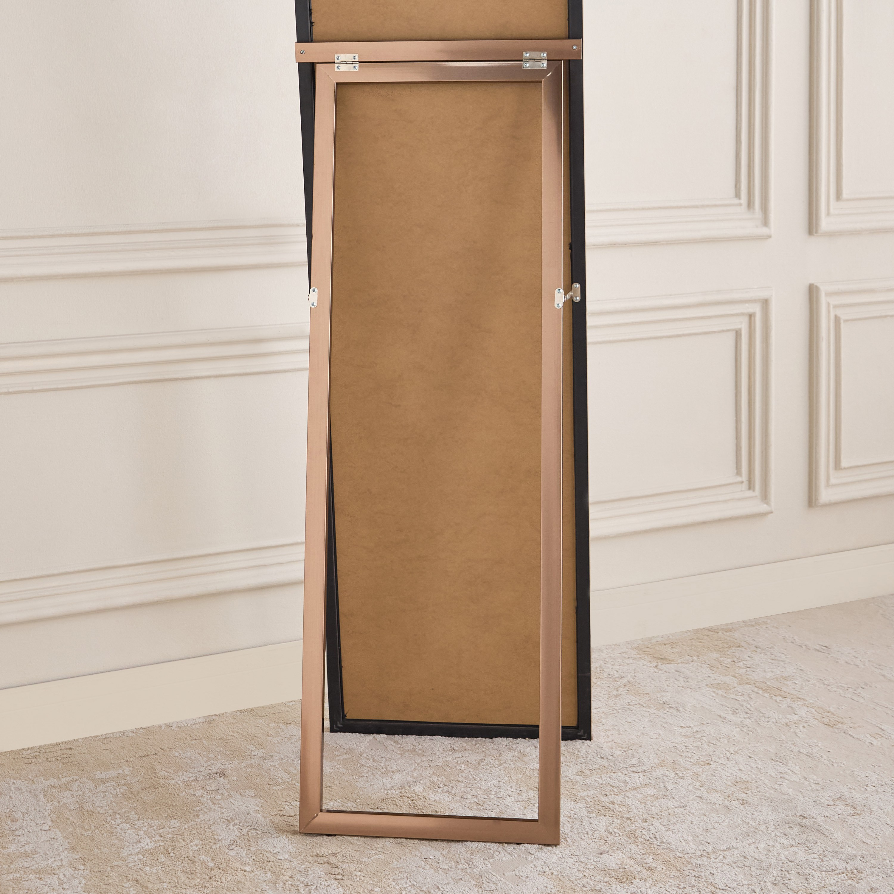 Olgana Bevelled Floor Mirror - 162x42 cm-household-walldecorandmirrors-mirrors-floormirrors-image-3