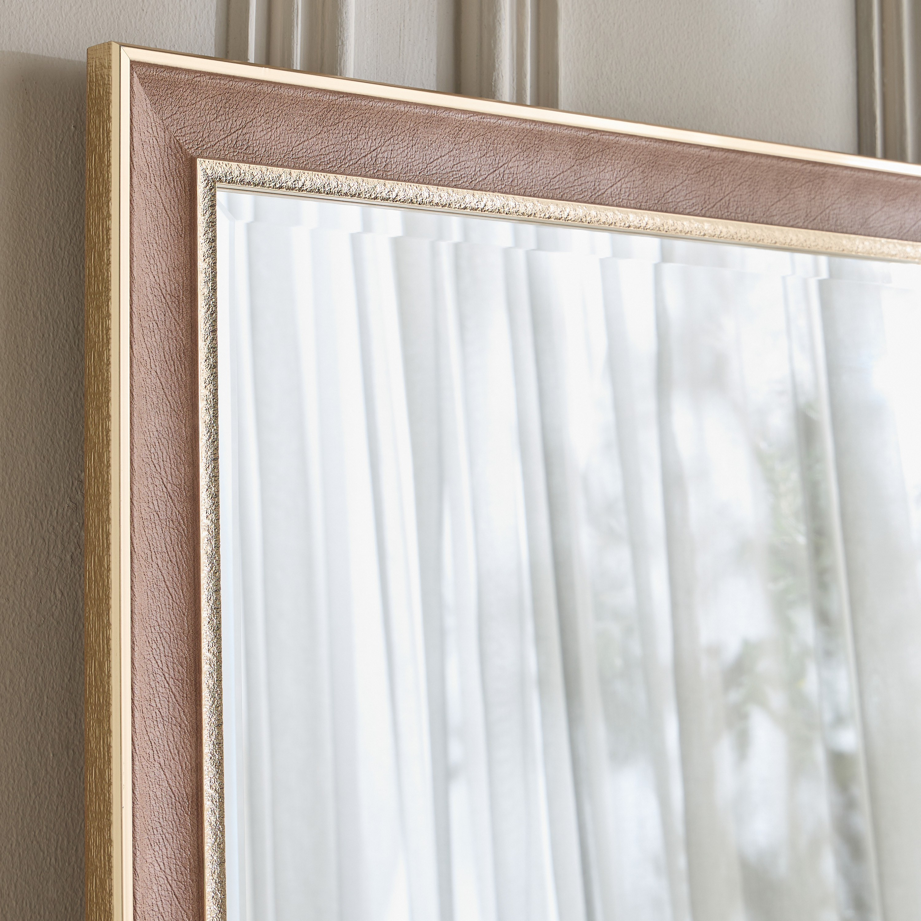 Desma Bevelled Floor Mirror - 172x72 cm-household-walldecorandmirrors-mirrors-floormirrors-image-2