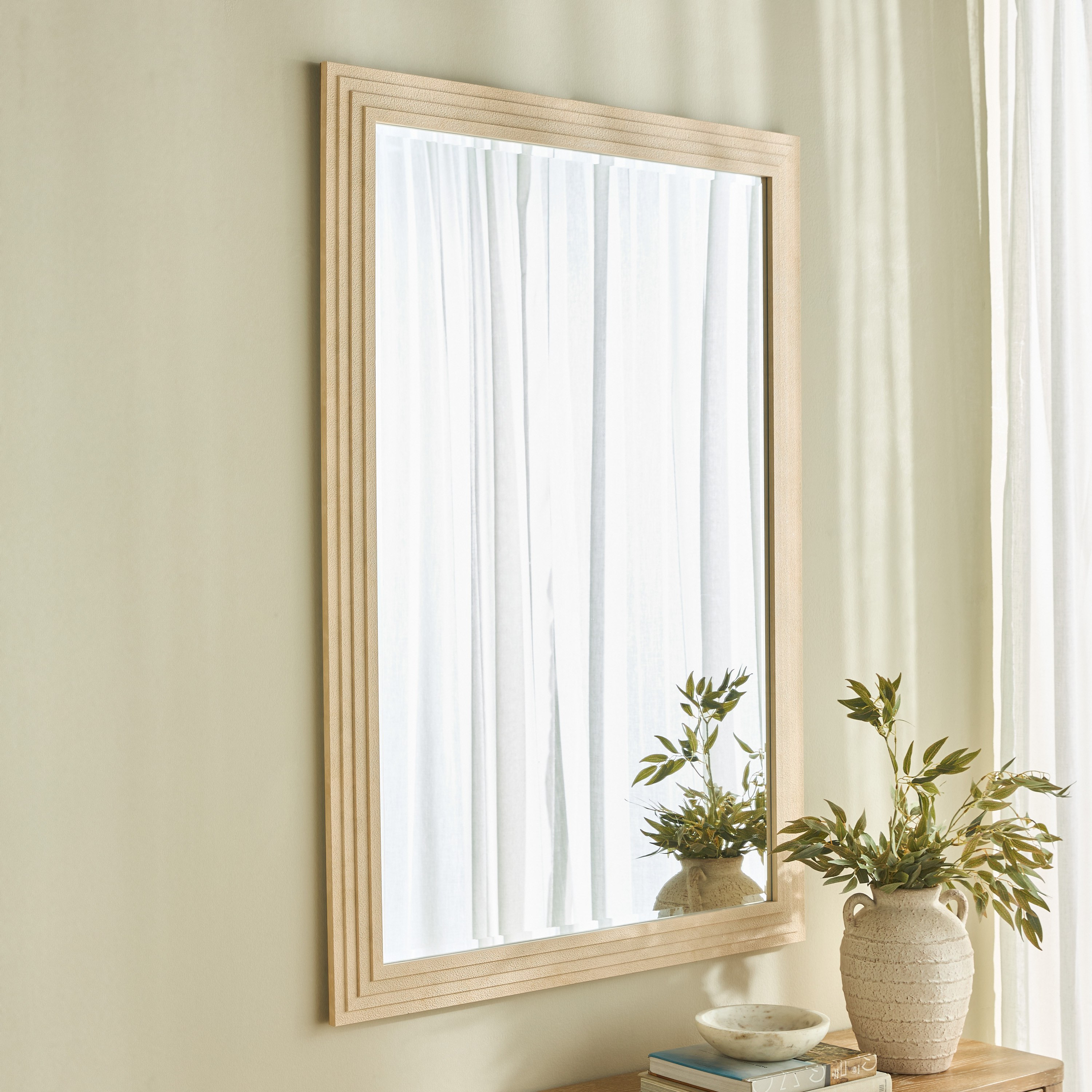 Irisa Bevelled Wall Mirror - 93x133 cm-household-walldecorandmirrors-mirrors-wallmirrors-image-1