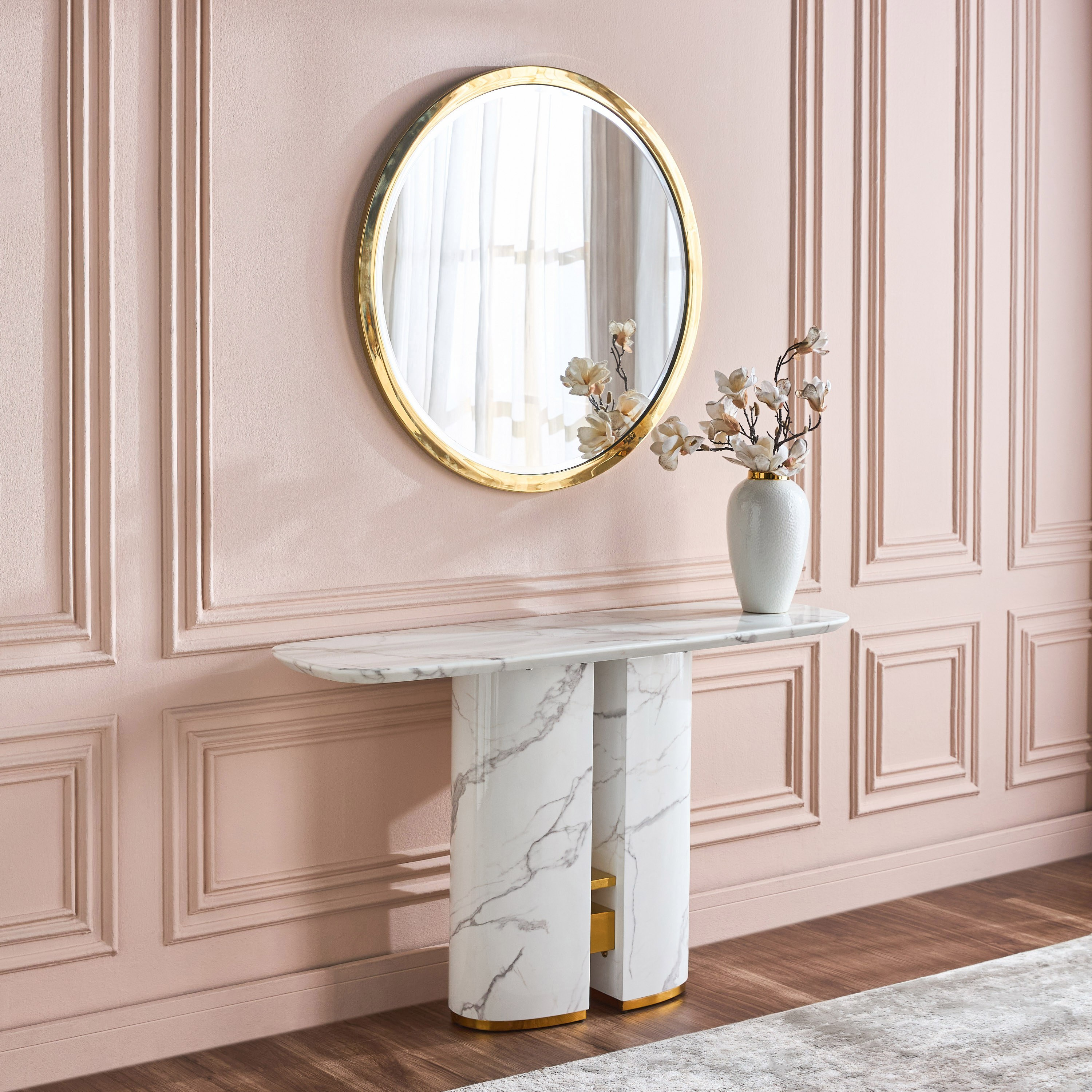 Shop Milana Console Table with Mirror | Homecentre UAE