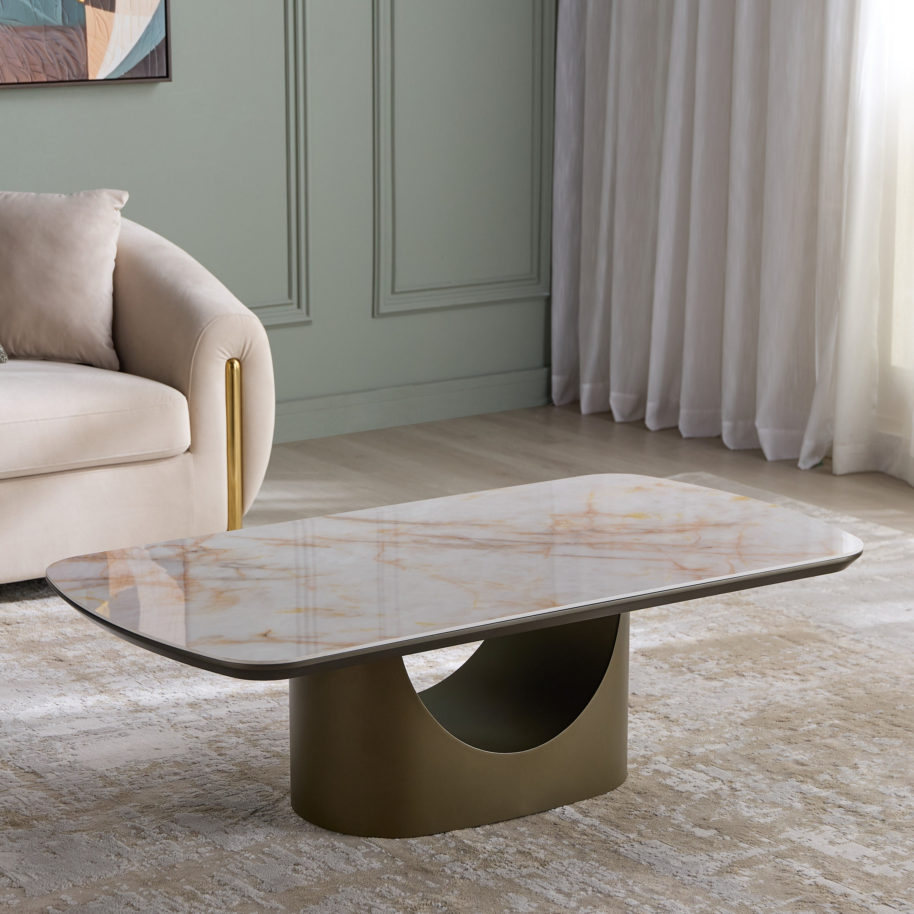 Qila Ceramic Top Coffee Table-furniture-livingroom-coffeetables-image-1