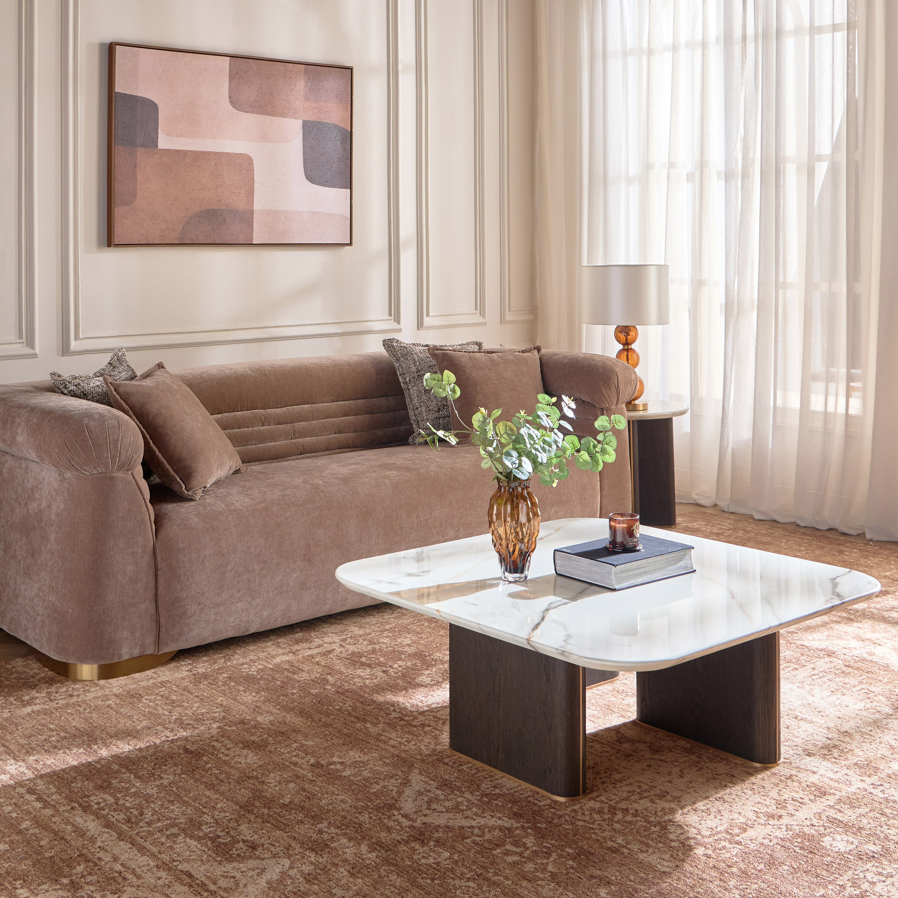 Azores Marble Top Coffee Table-furniture-livingroom-coffeetables-image-5