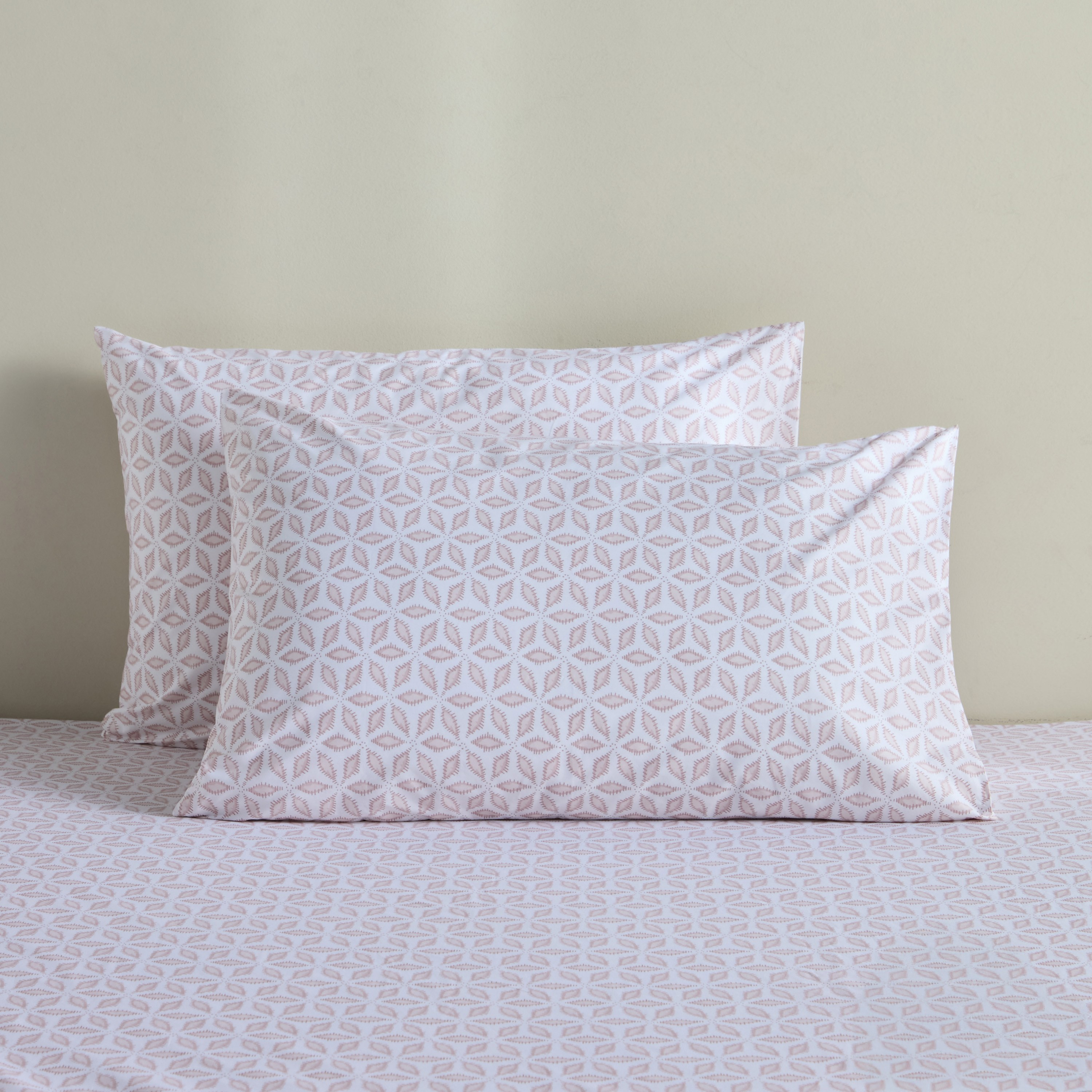 Serenity Cotton 200 Thread Count 2-Piece Pillowcase Set - 50x75 cm-household-bedding-sheetsandpillowcases-pillowcases-image-1