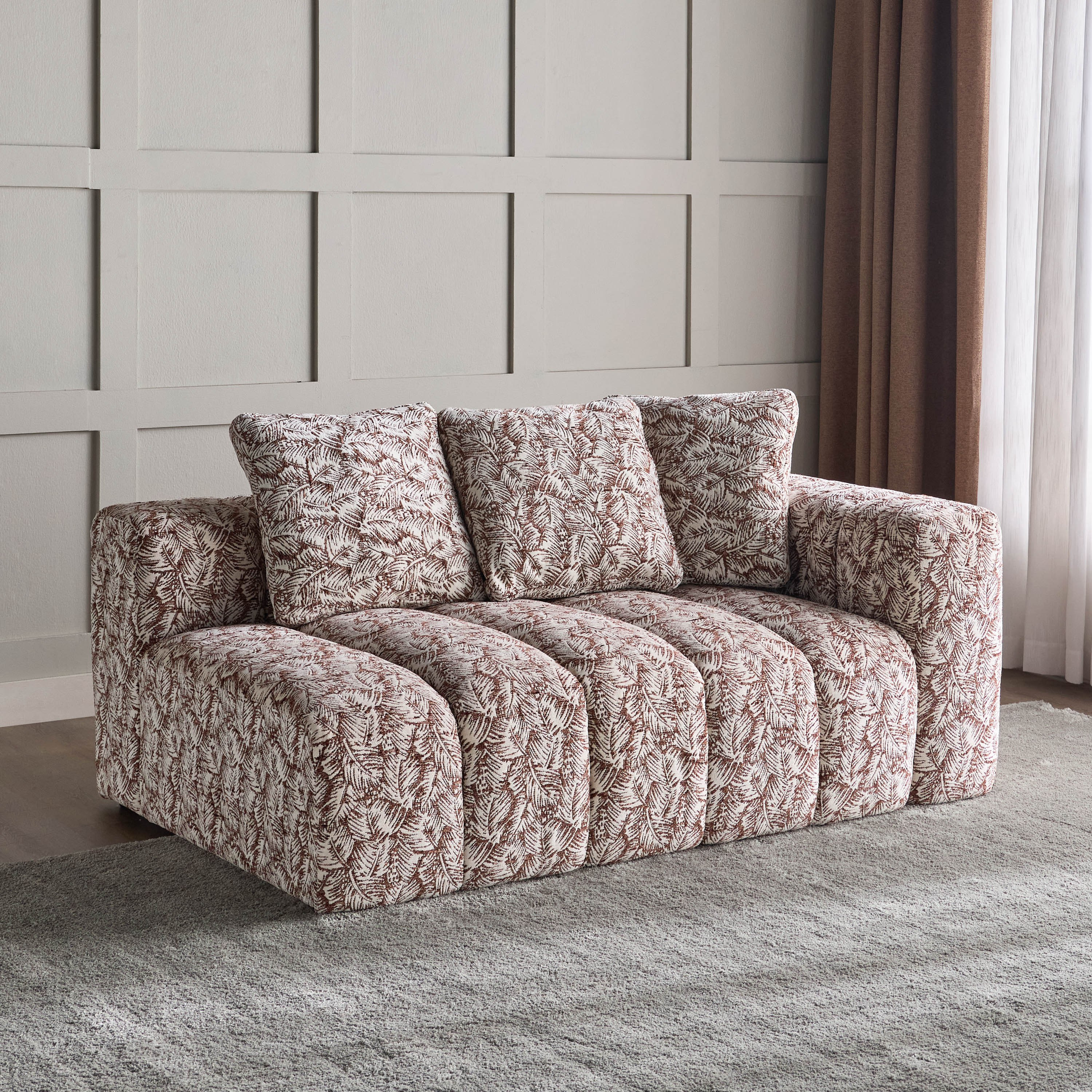 Acacia Fabric Left Arm Chaise