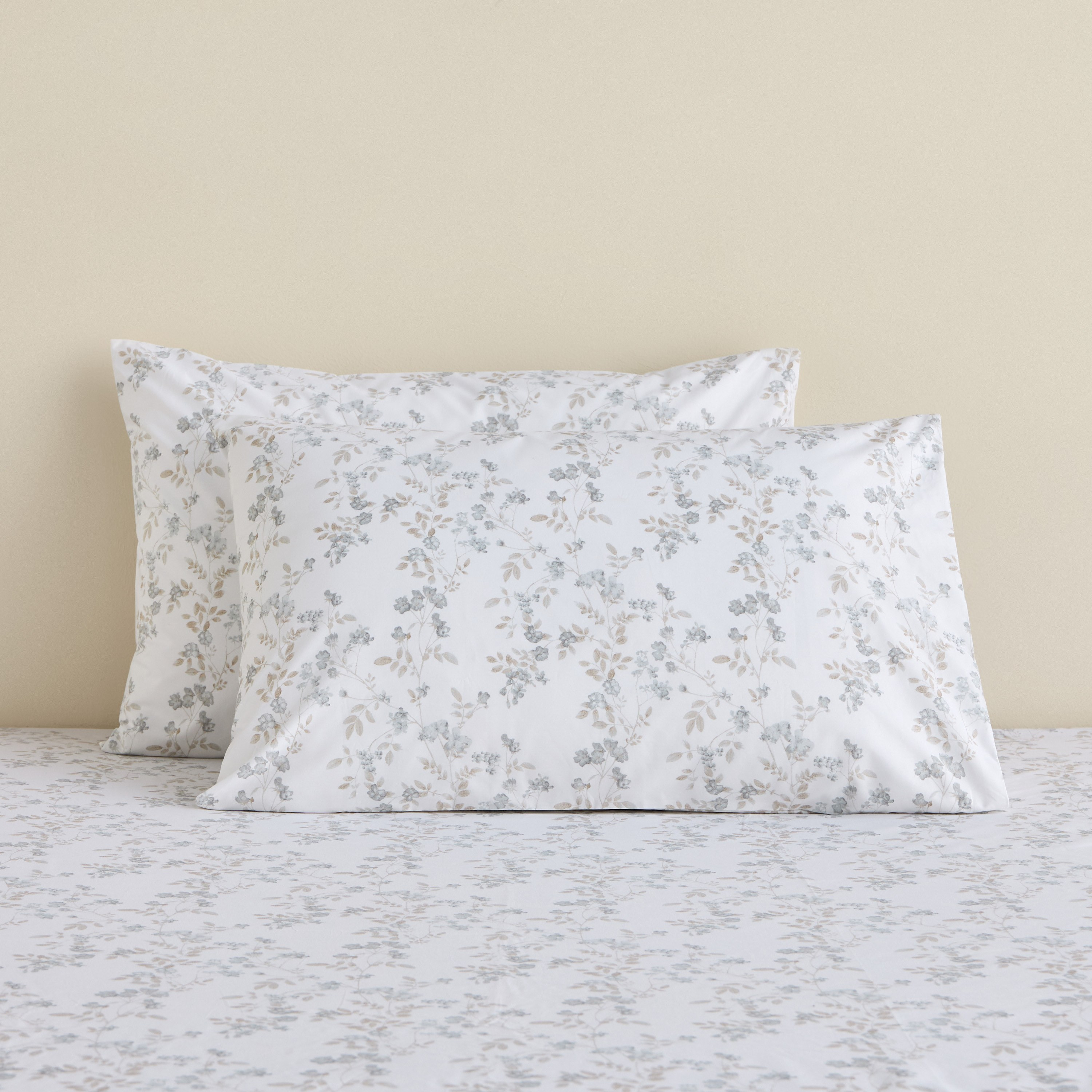 Serenity Cotton 200 Thread Count 2-Piece Pillowcase Set - 50x75 cm-household-bedding-sheetsandpillowcases-pillowcases-image-1