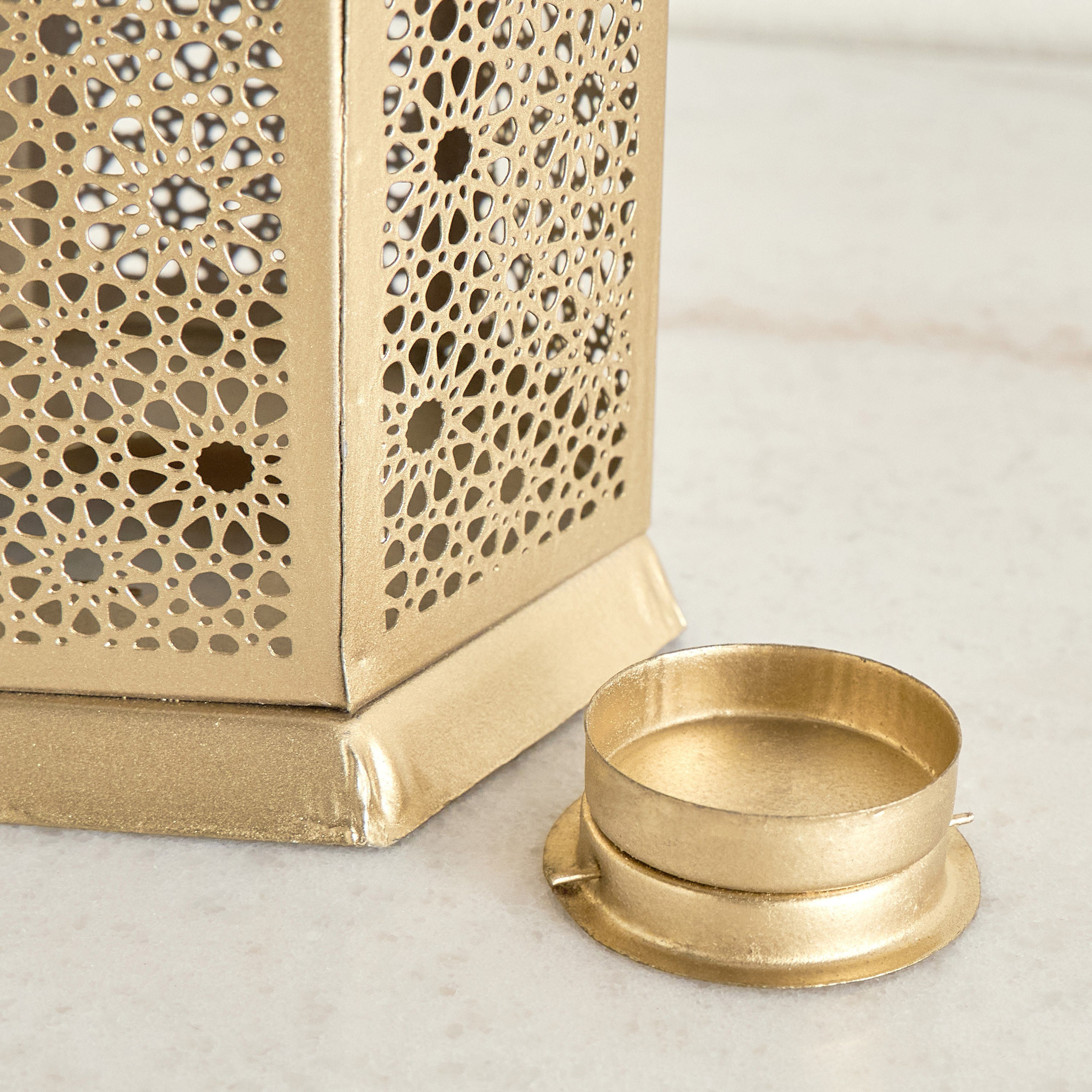 Rima Lattice Metal Lantern - 19 cm-household-decor-candleholdersandlanterns-image-4