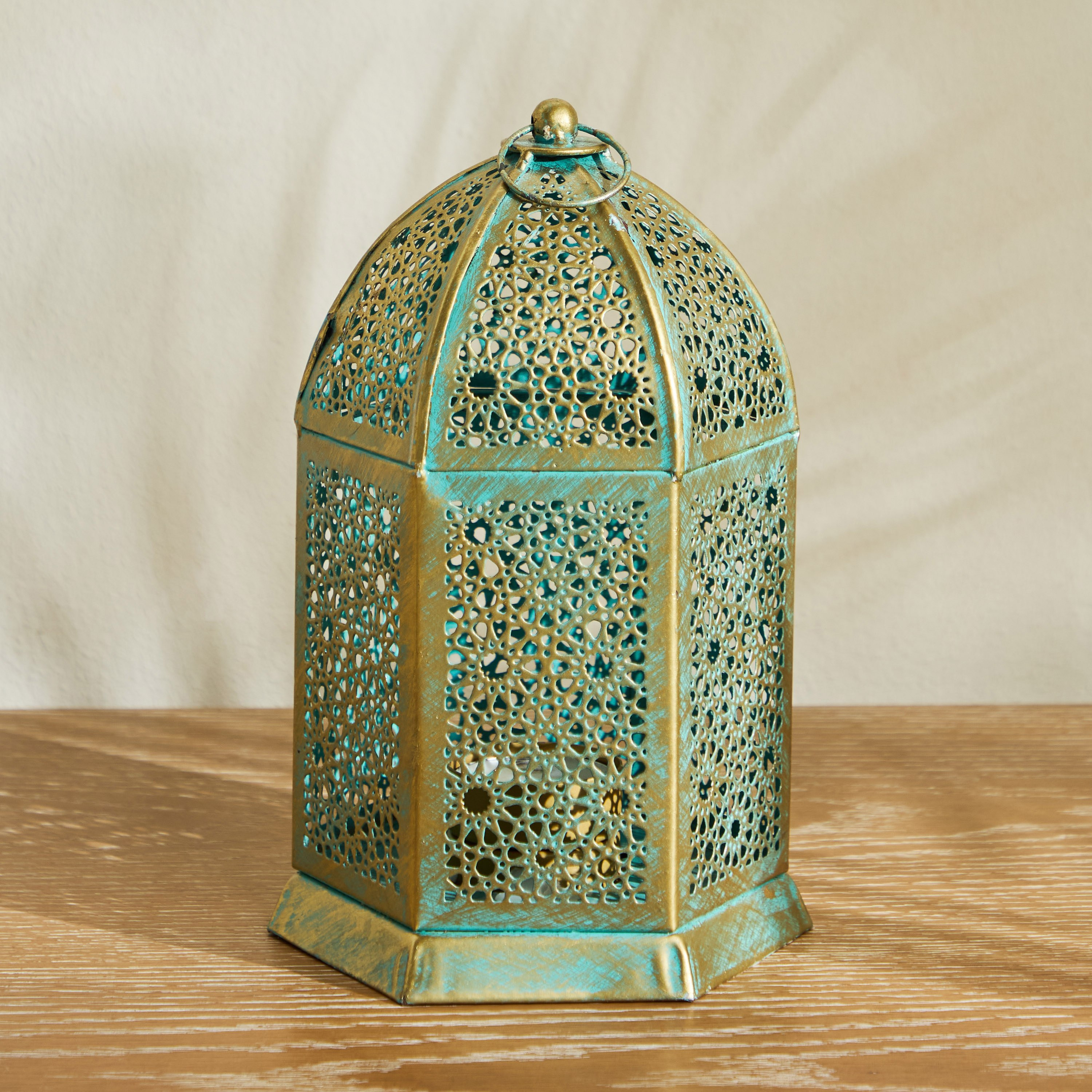 Rima Lattice Metal Lantern - 19 cm-household-decor-candleholdersandlanterns-image-6
