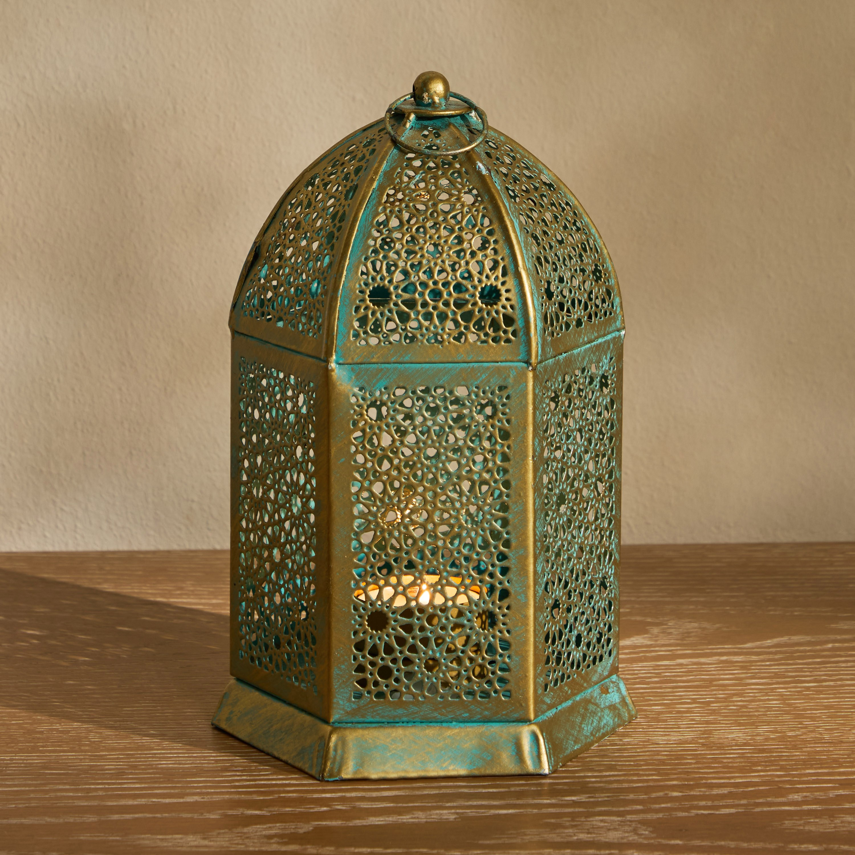 Rima Lattice Metal Lantern - 19 cm-household-decor-candleholdersandlanterns-image-7