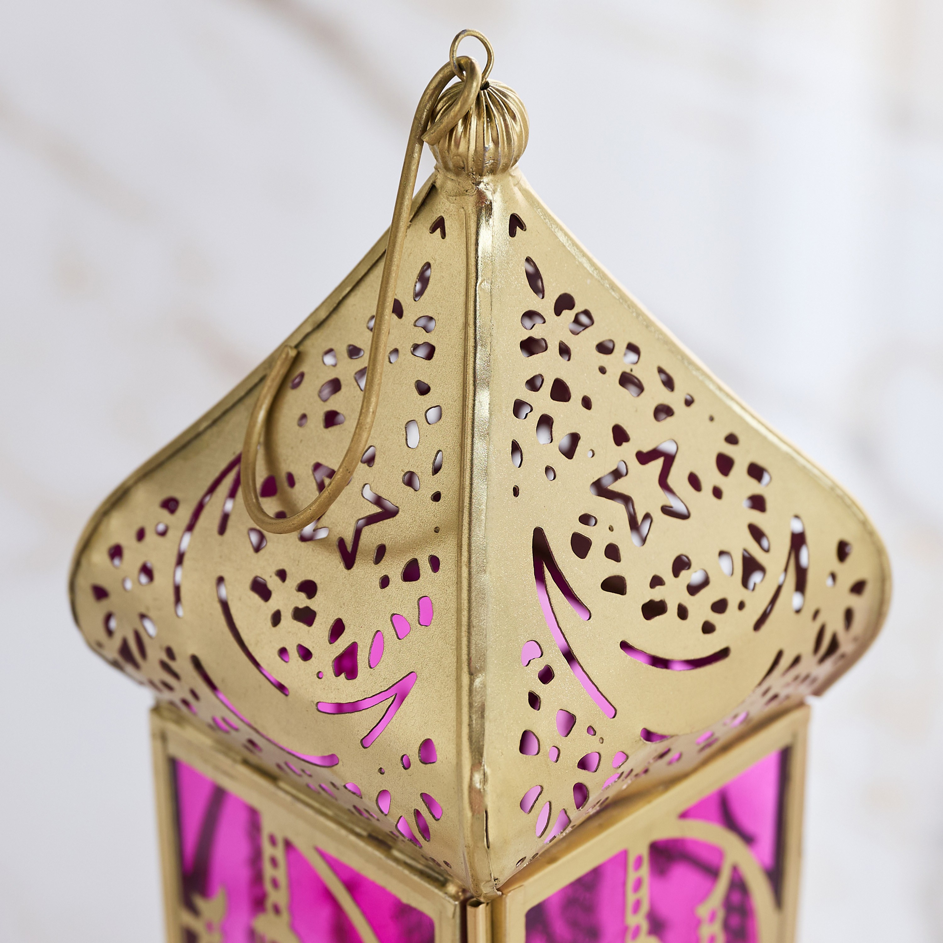 Omar Metal Lantern - 25 cm-household-decor-candleholdersandlanterns-image-3