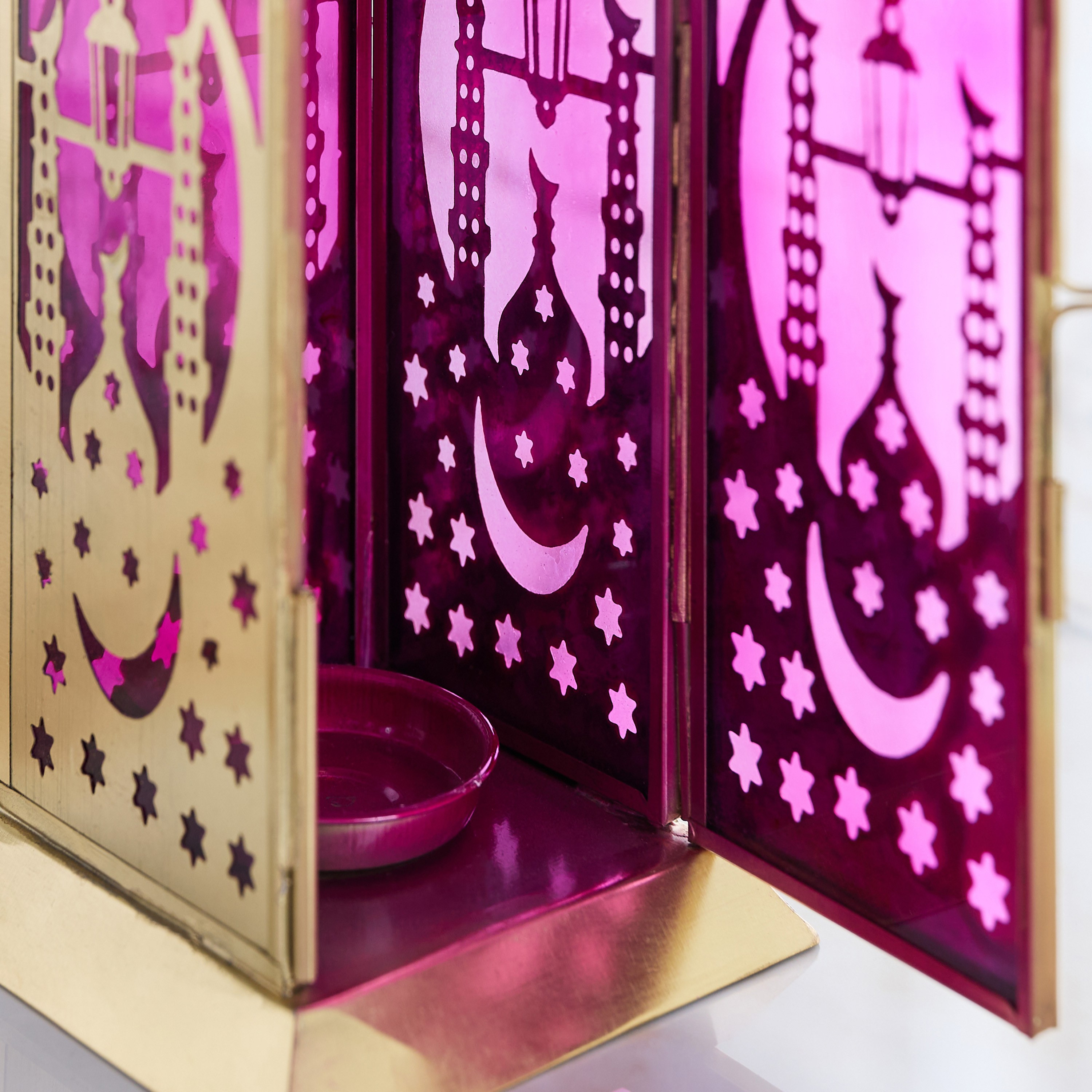 Omar Metal Lantern - 25 cm-household-decor-candleholdersandlanterns-image-4