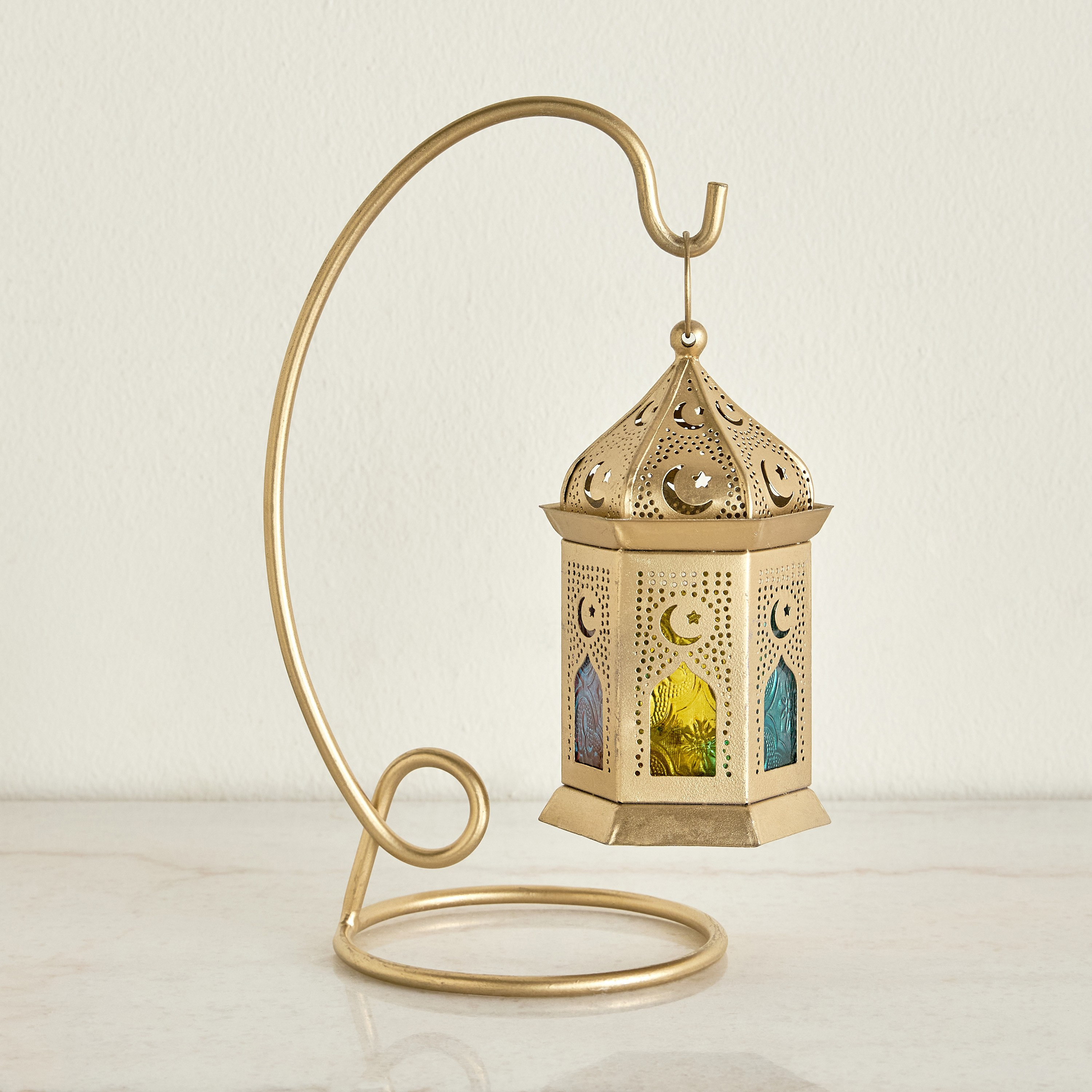Aisha Metal Hanging Lantern - 27 cm-household-decor-candleholdersandlanterns-image-1