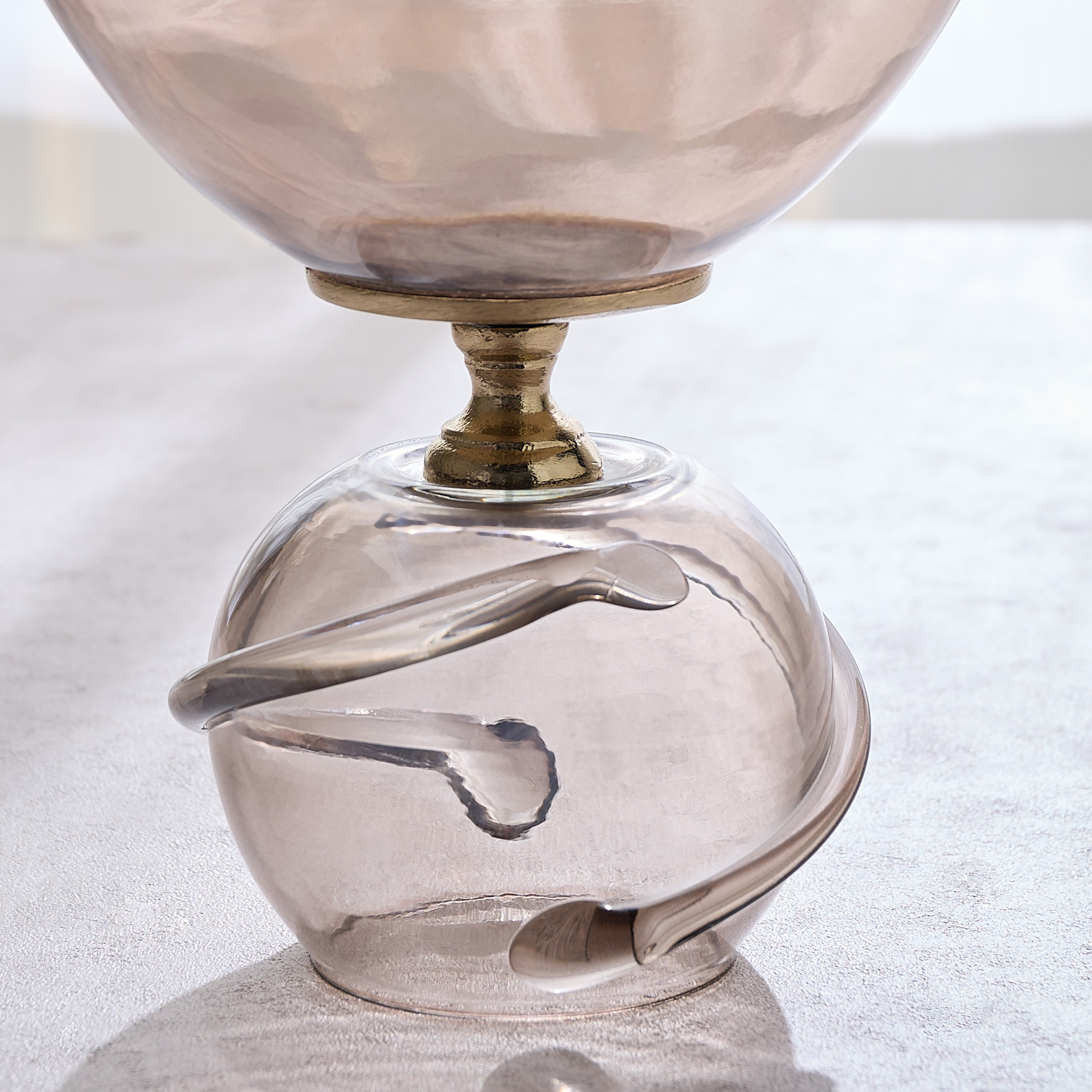 Dora Serpentine Glass Vase - 40 cm-household-decor-vasesandbowls-image-3