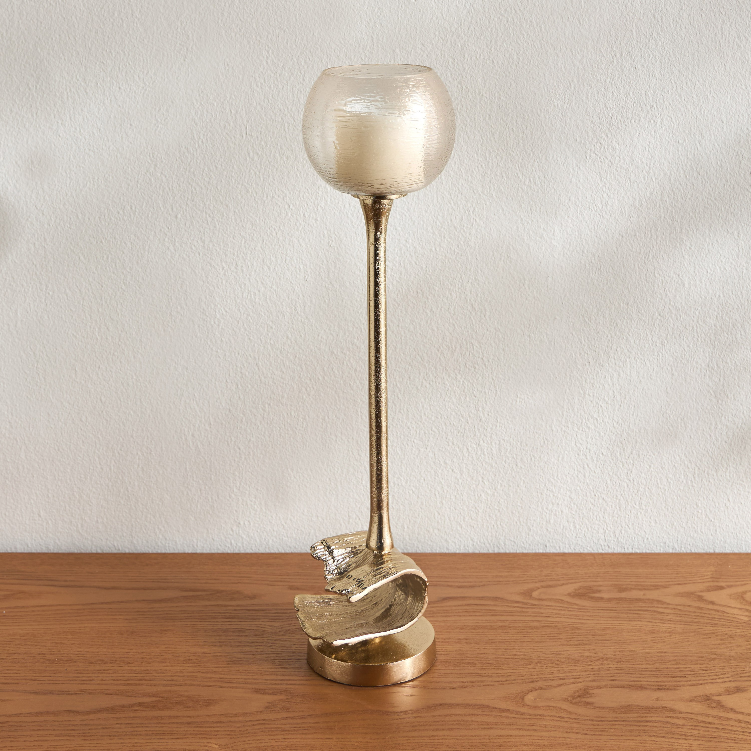 حامل شموع فوتيف زجاج - فاطمة جيلدان - 46 سم-household-decor-candleholdersandlanterns-image-1