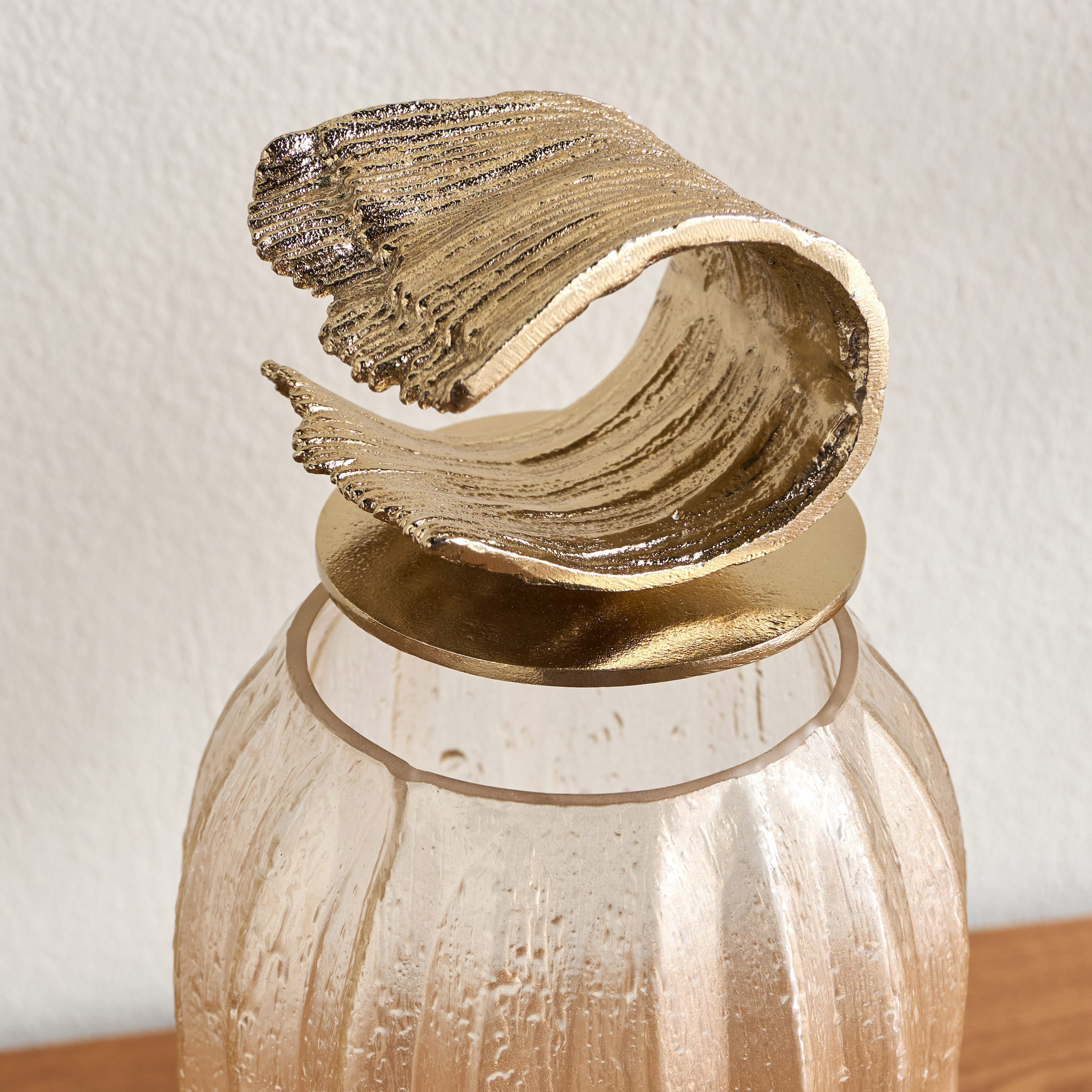 جرة ديكور زجاج - فاطمة جيلدان - 33 سم-household-decor-boxesandtrays-image-3