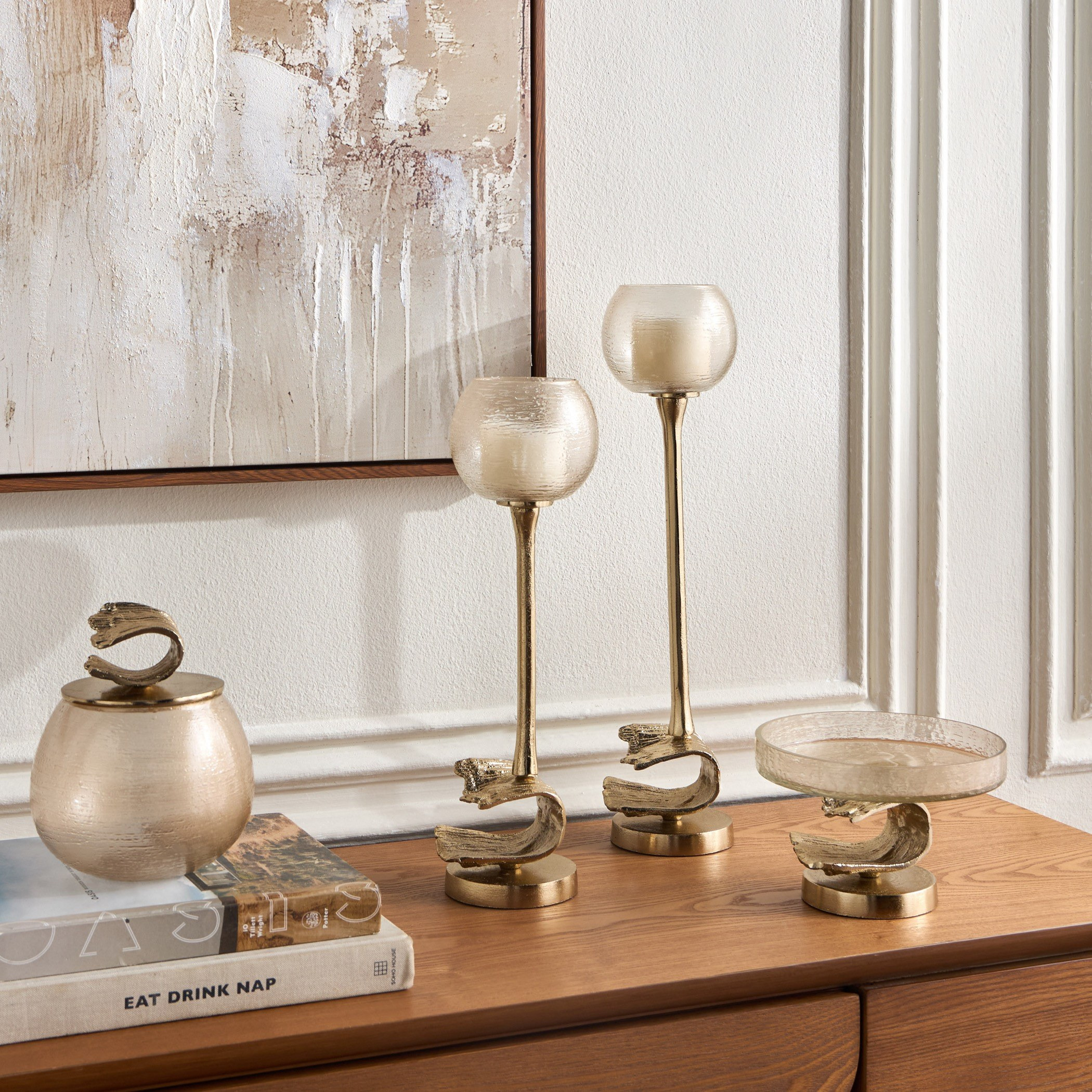 صحن تقديم زجاج جيلديان - فاطمة - 19 سم-household-decor-boxesandtrays-image-4