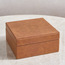 صندوق ديكور جلد صناعي - راحة كونياك - 18 سم-household-decor-boxesandtrays-image-4
