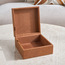 صندوق ديكور جلد صناعي - راحة كونياك - 18 سم-household-decor-boxesandtrays-image-3