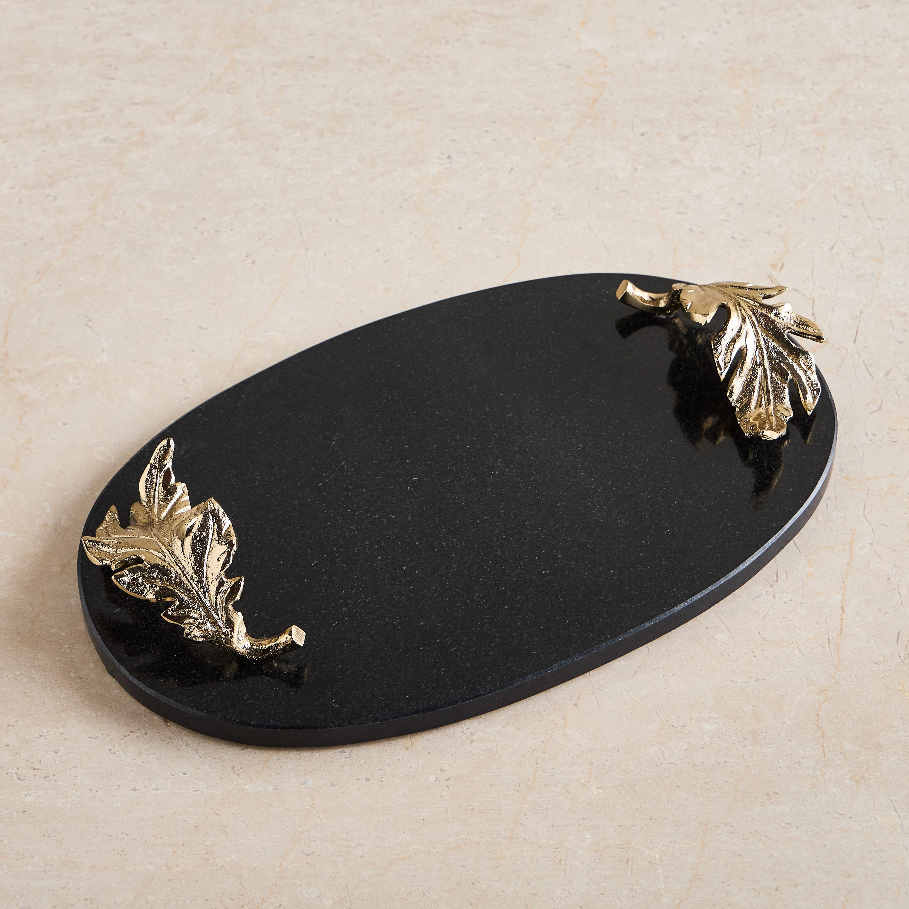 Twirl Decorative Tray - 38 cm-household-decor-boxesandtrays-image-1