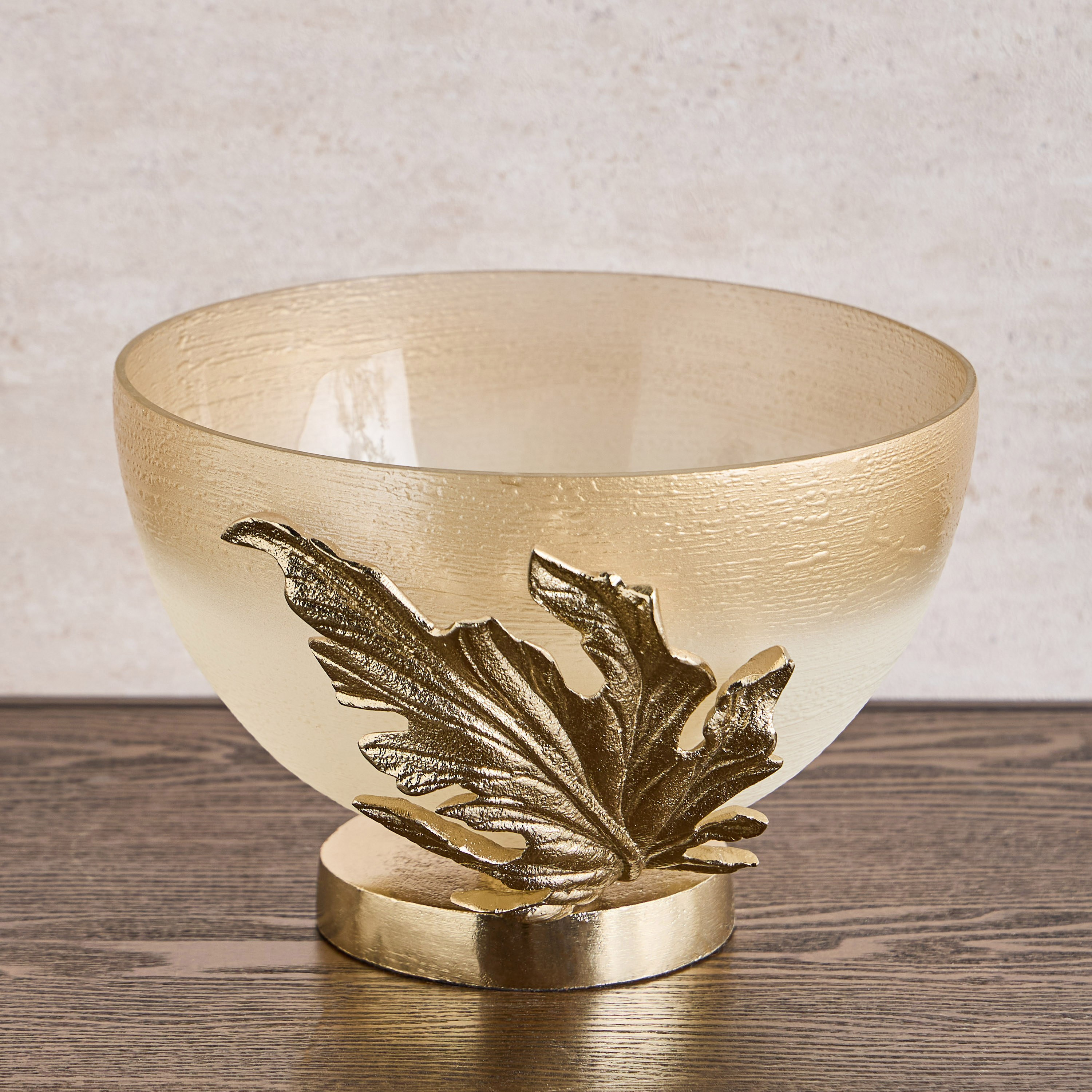 Twirl Glass Decorative Bowl - 24 cm-household-decor-vasesandbowls-image-1