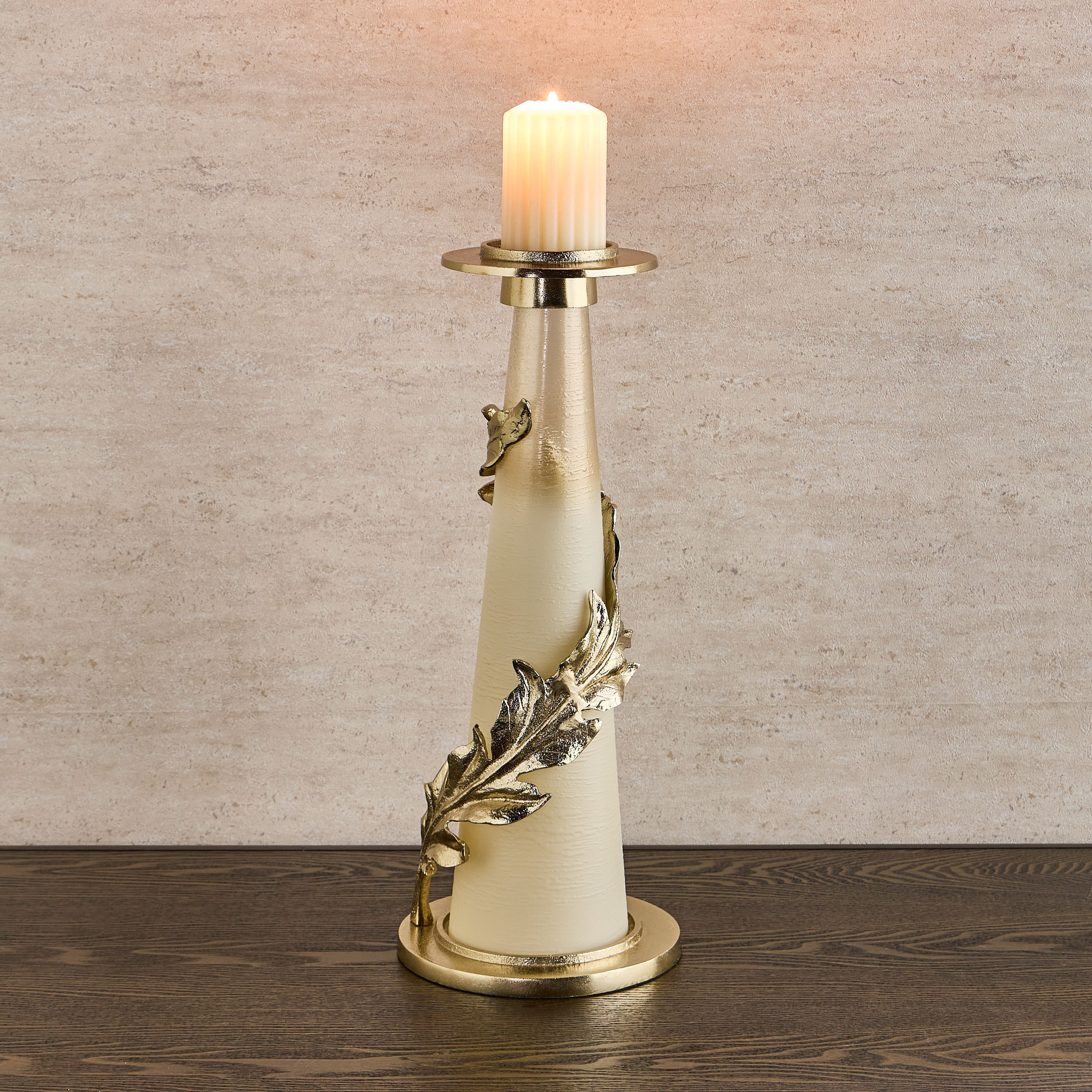 Twirl Pillar Candleholder - 48 cm-household-decor-candleholdersandlanterns-image-2