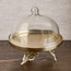 Twirl Metal Decorative Platter - 23 cm-household-decor-boxesandtrays-image-1
