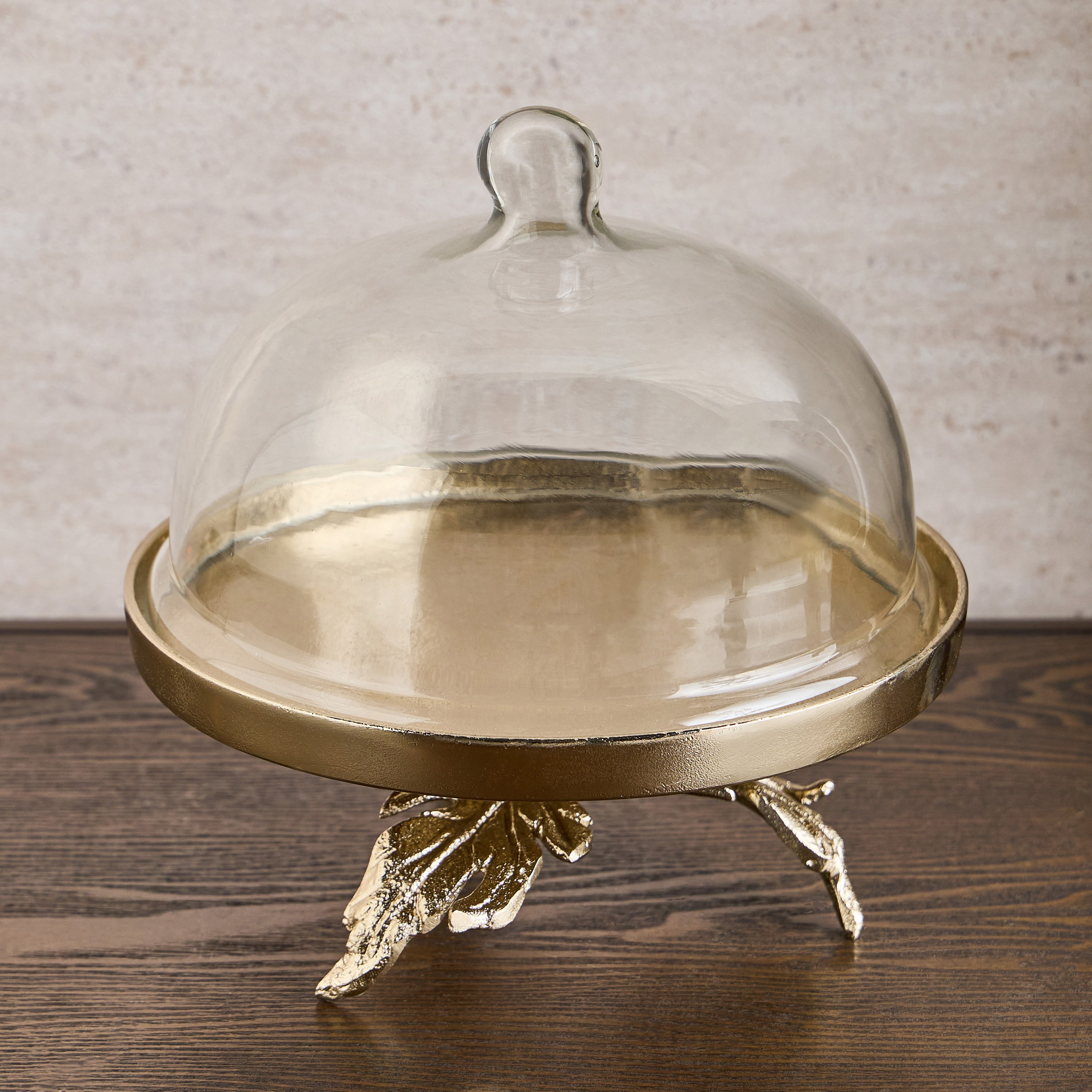 Twirl Metal Decorative Platter - 23 cm