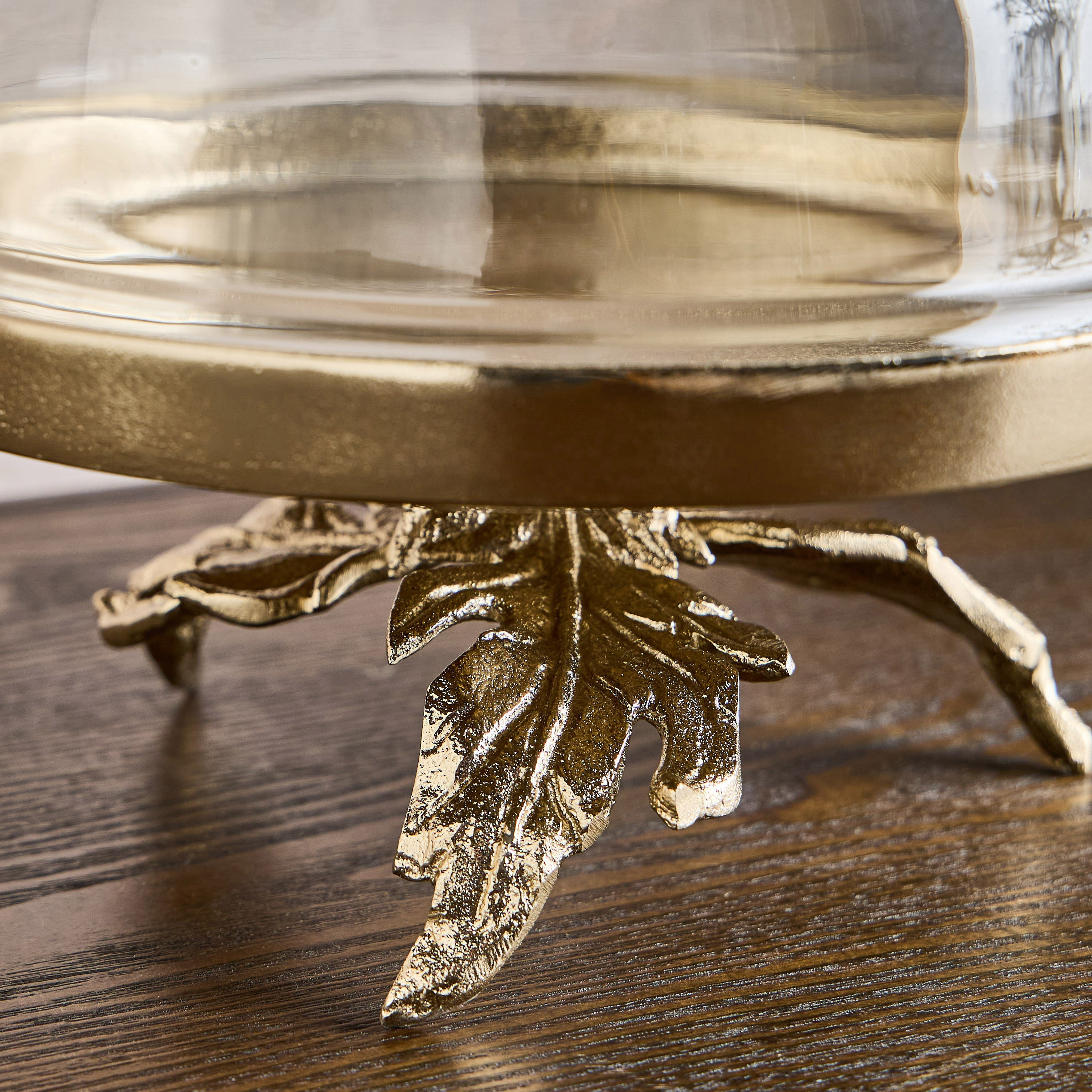 Twirl Metal Decorative Platter - 23 cm-household-decor-boxesandtrays-image-3