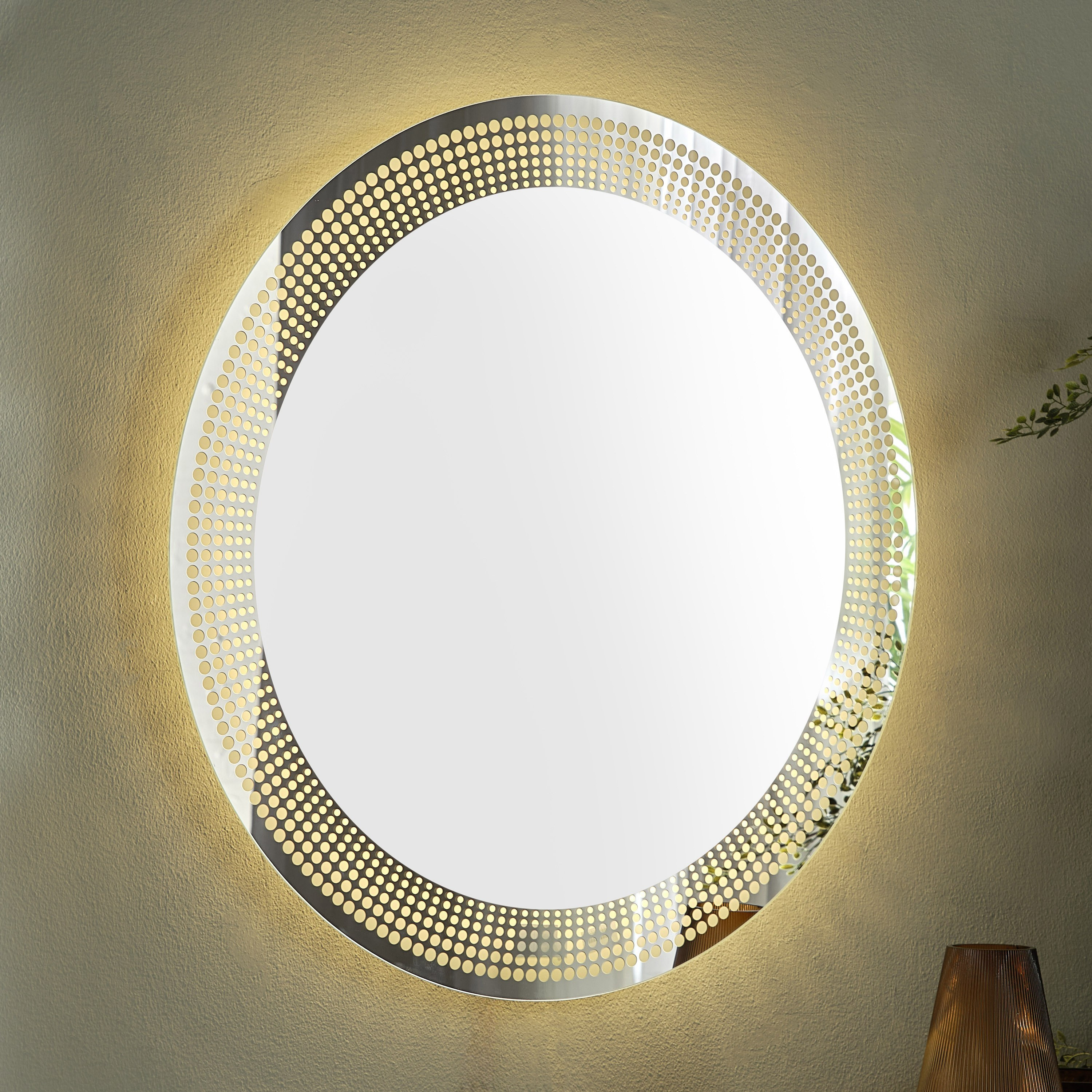 مرآة حائط ليد - لومين - 80 سم-household-walldecorandmirrors-mirrors-wallmirrors-image-1