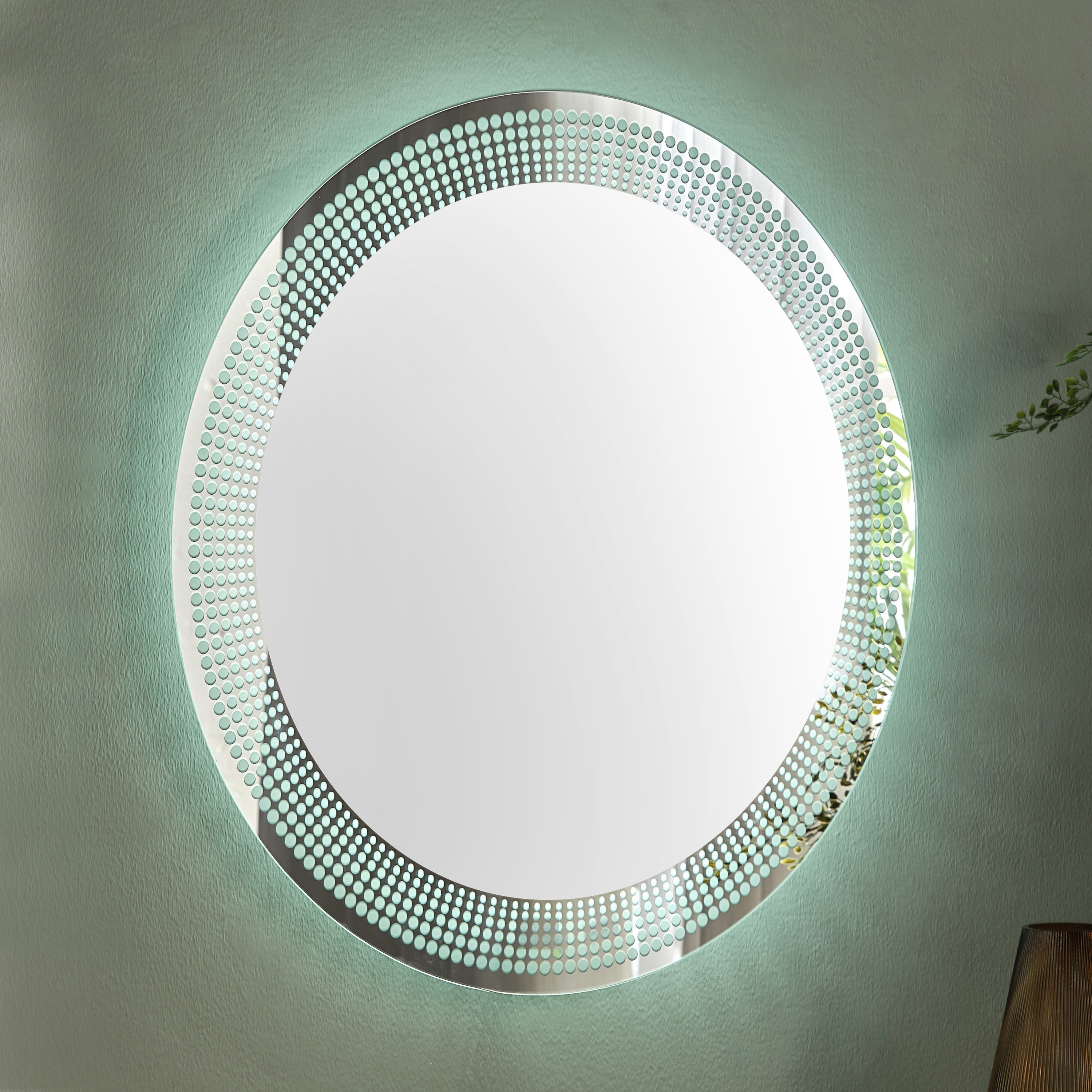 مرآة حائط ليد - لومين - 80 سم-household-walldecorandmirrors-mirrors-wallmirrors-image-2