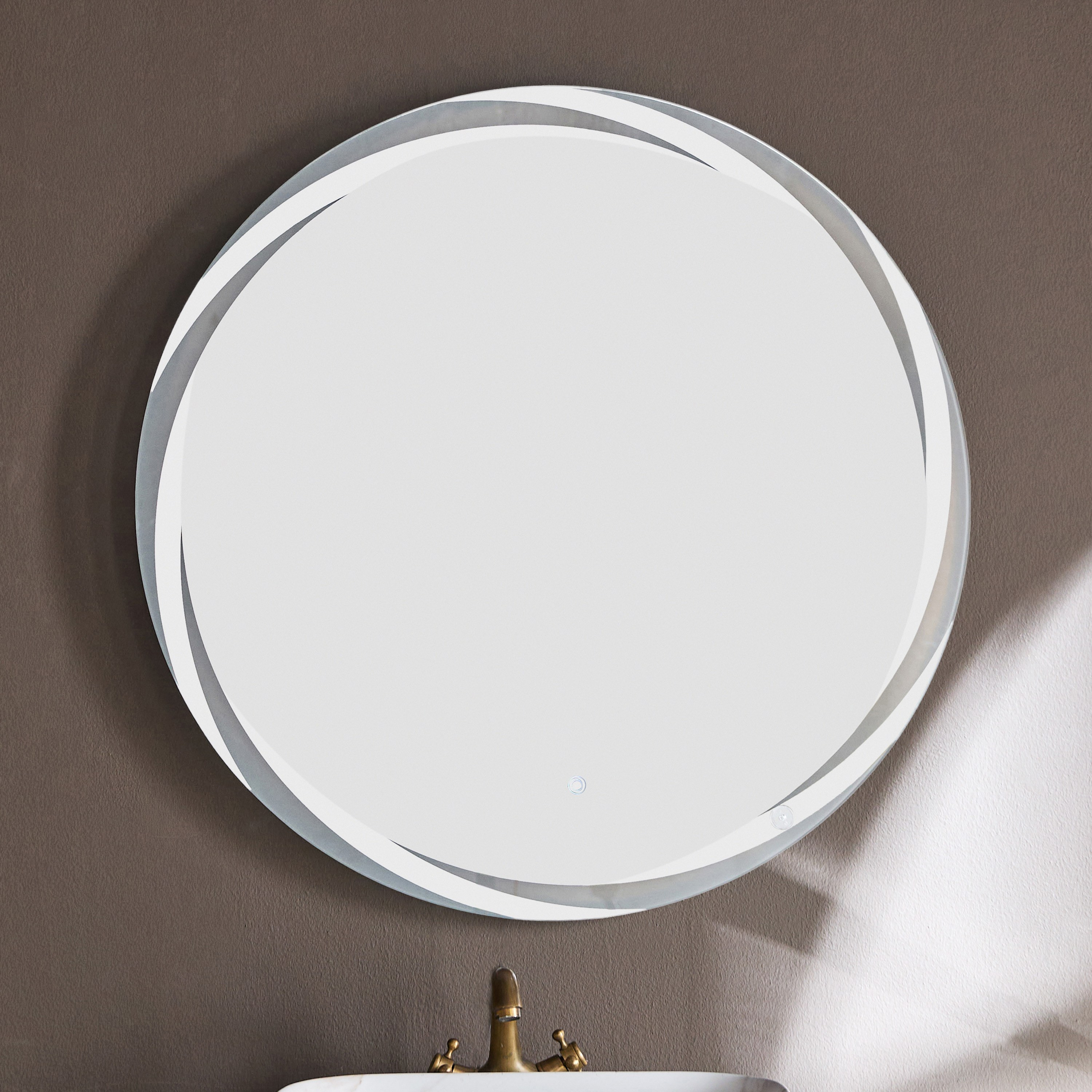 مرآة حائط ليد - جلورا - 80 سم-household-walldecorandmirrors-mirrors-wallmirrors-image-4